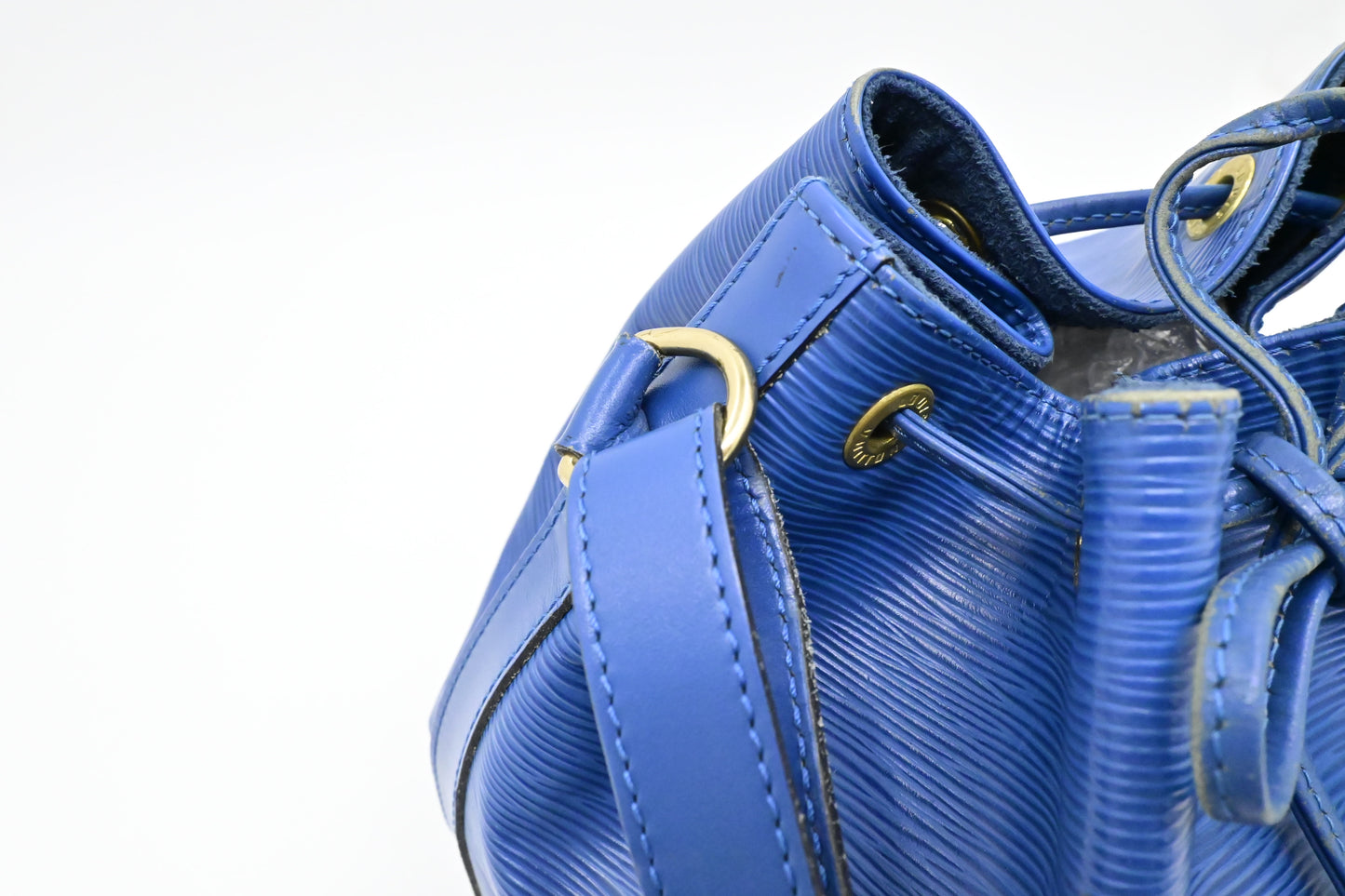 Louis Vuitton Petit Noe in Epi Blue Leather