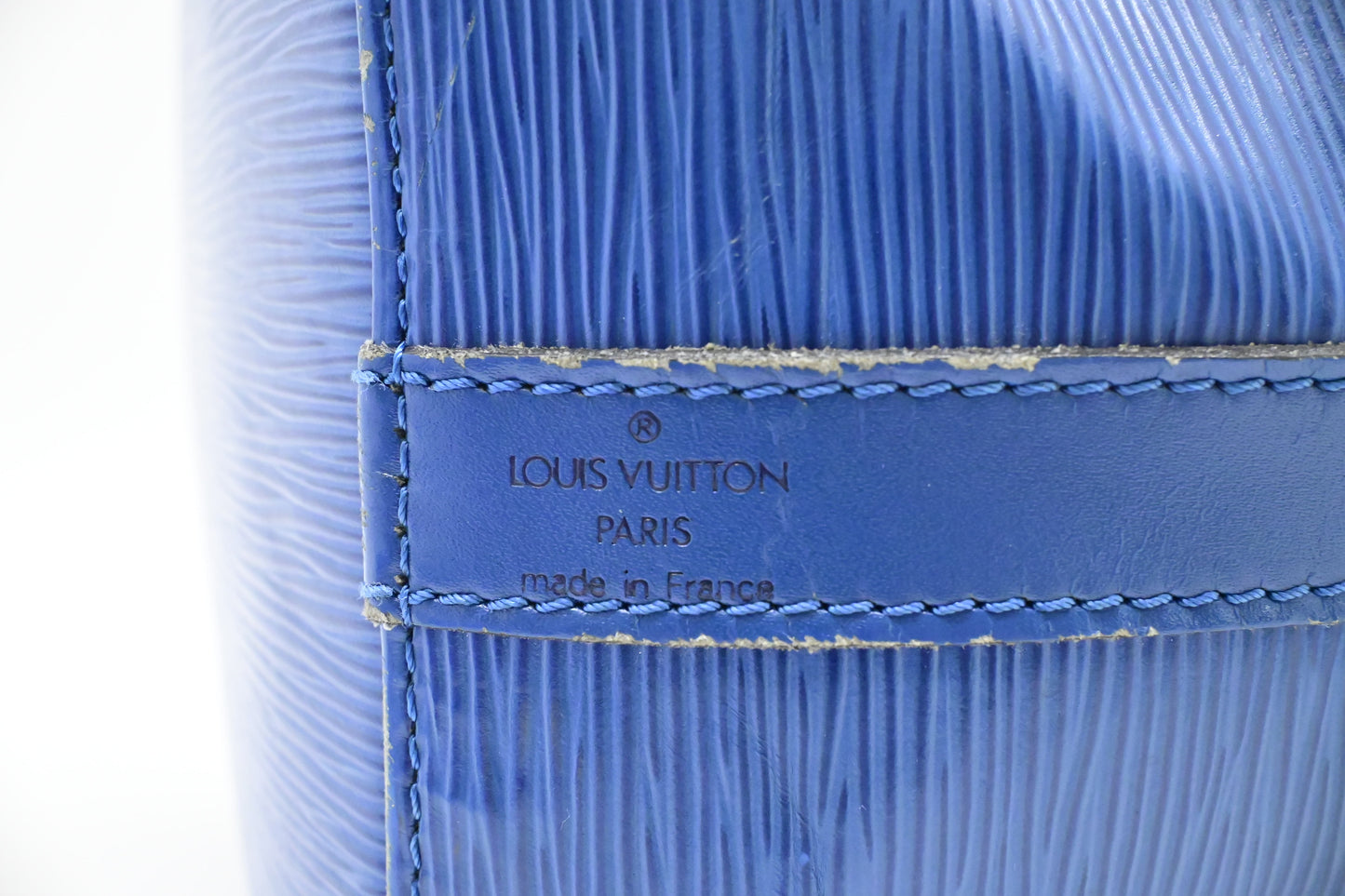 Louis Vuitton Petit Noe in Epi Blue Leather