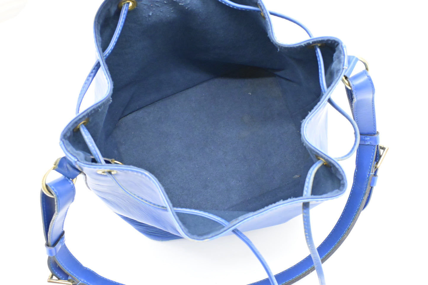 Louis Vuitton Petit Noe in Epi Blue Leather