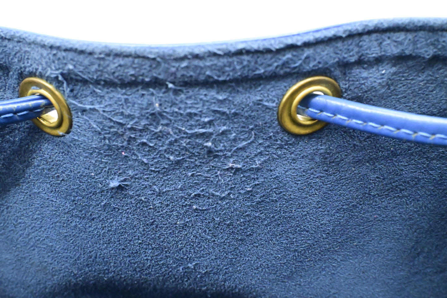 Louis Vuitton Petit Noe in Epi Blue Leather