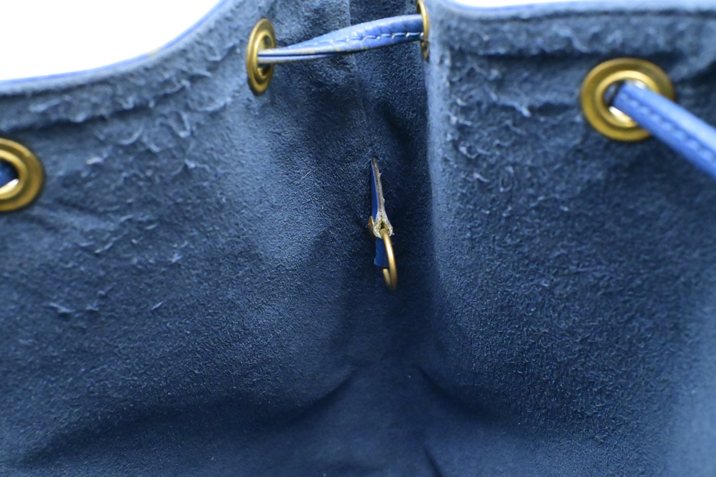Louis Vuitton Petit Noe in Epi Blue Leather