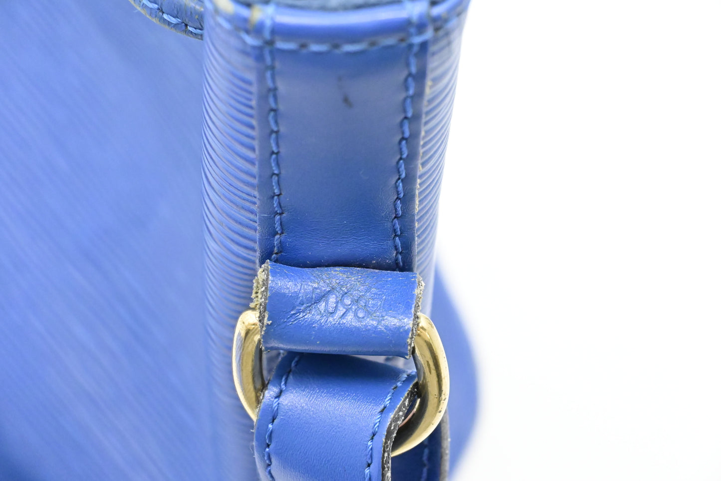 Louis Vuitton Petit Noe in Epi Blue Leather