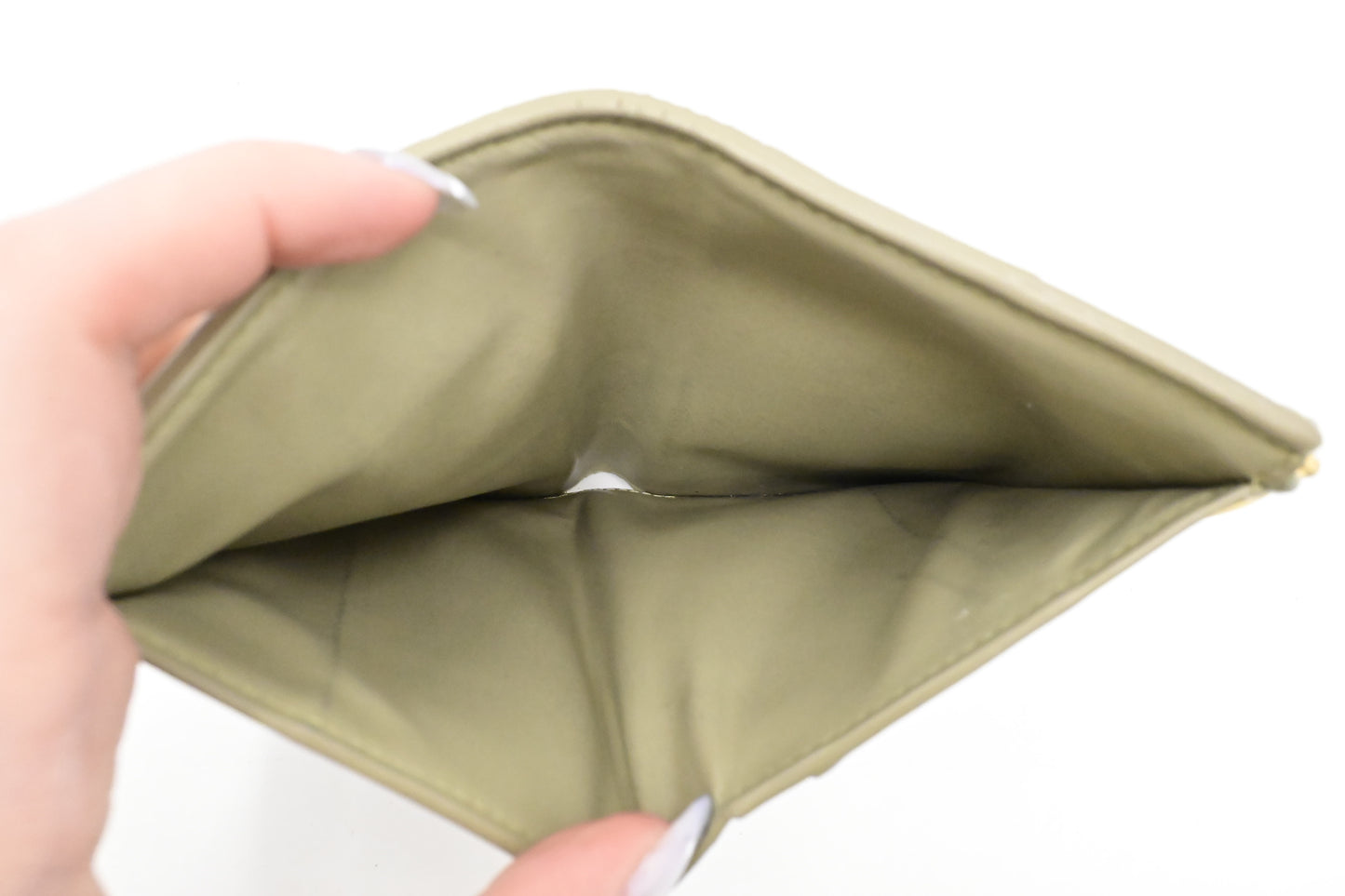 Bottega Veneta Wallet in Green Intrecciato Leather