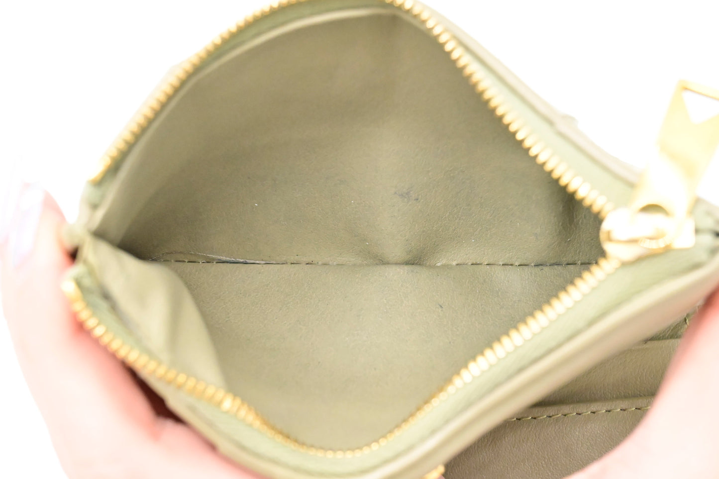 Bottega Veneta Wallet in Green Intrecciato Leather