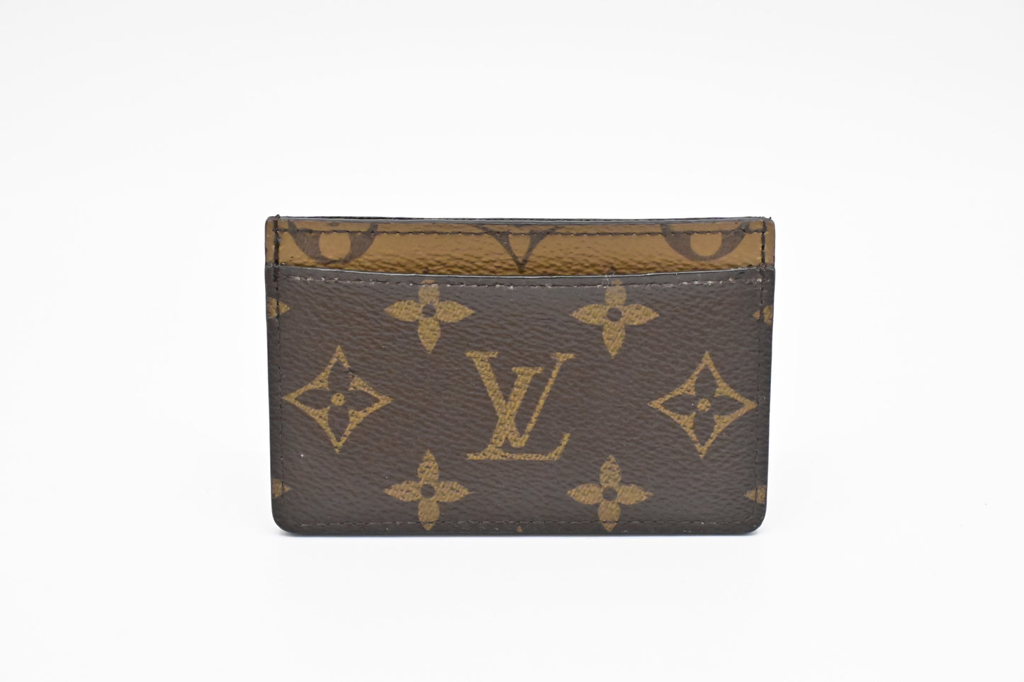 Louis Vuitton Card Case in Reverse Monogram Canvas
