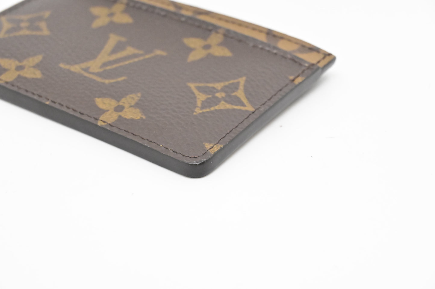 Louis Vuitton Card Case in Reverse Monogram Canvas