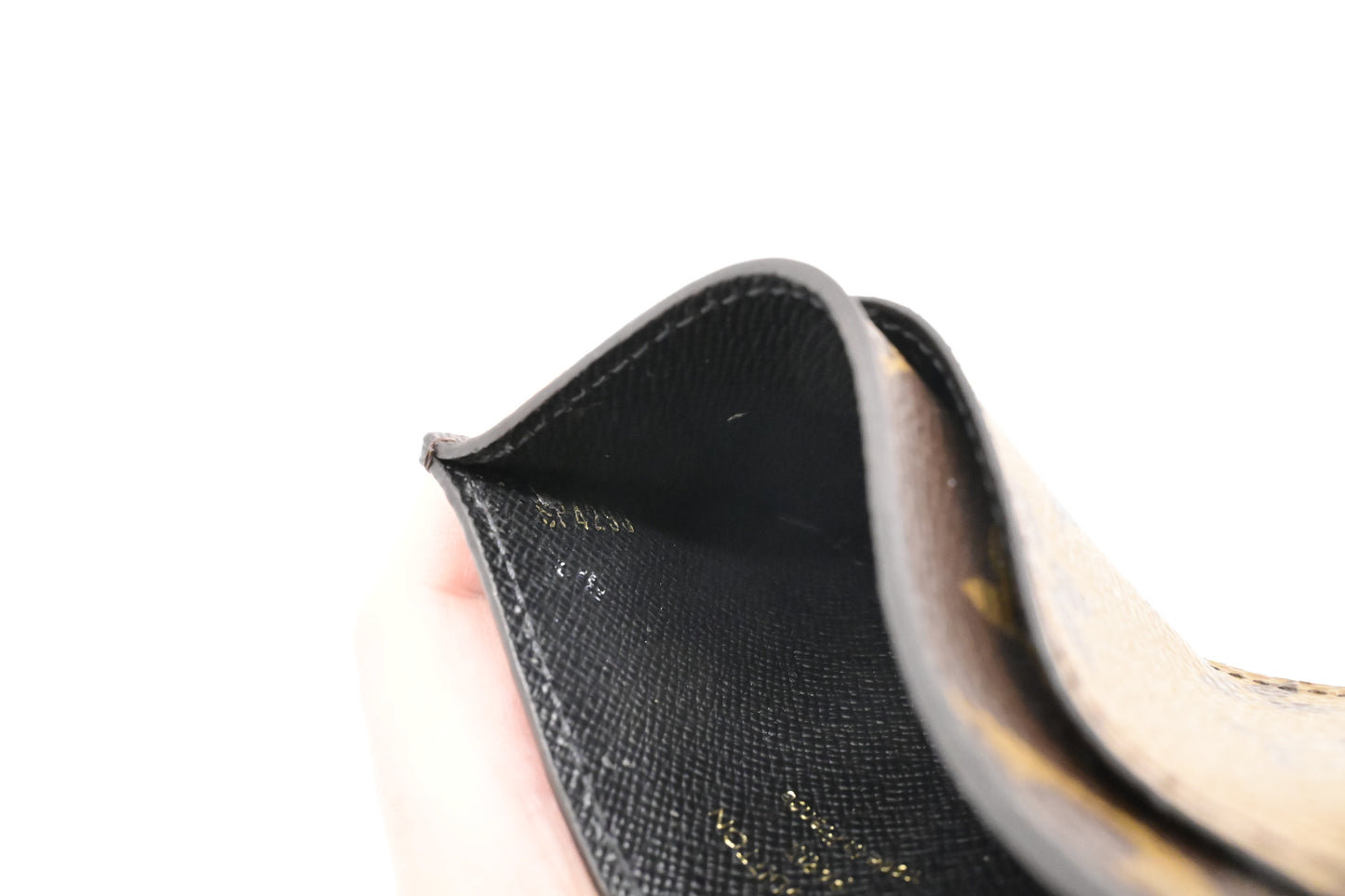 Louis Vuitton Card Case in Reverse Monogram Canvas