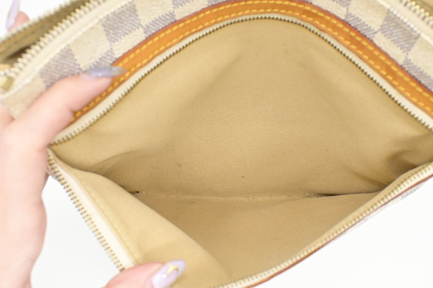 Louis Vuitton Pochette Bosphore in Damier Azur Canvas