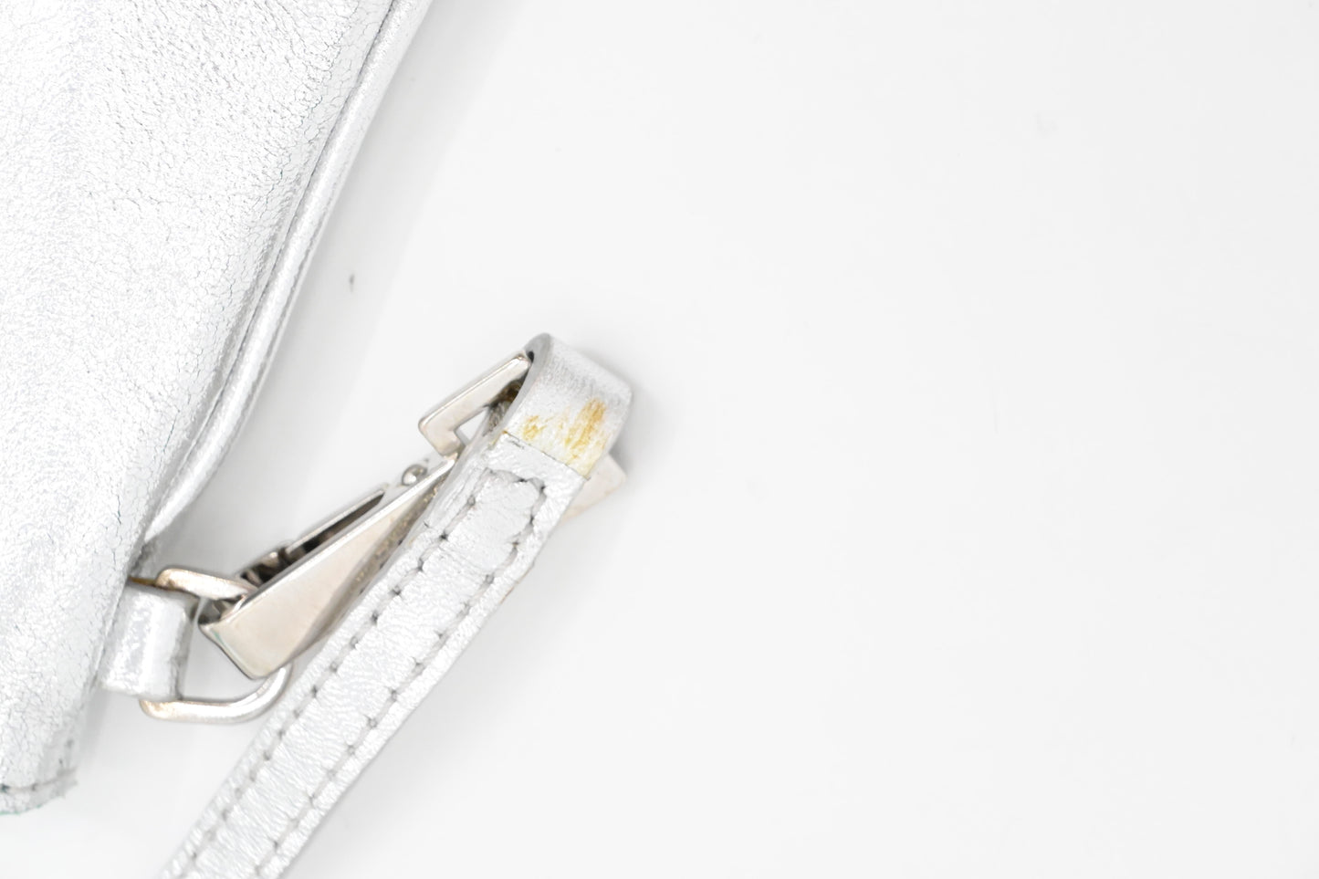 Tiffany & Co. Small Reversible Tote in Silver & Blue Leather