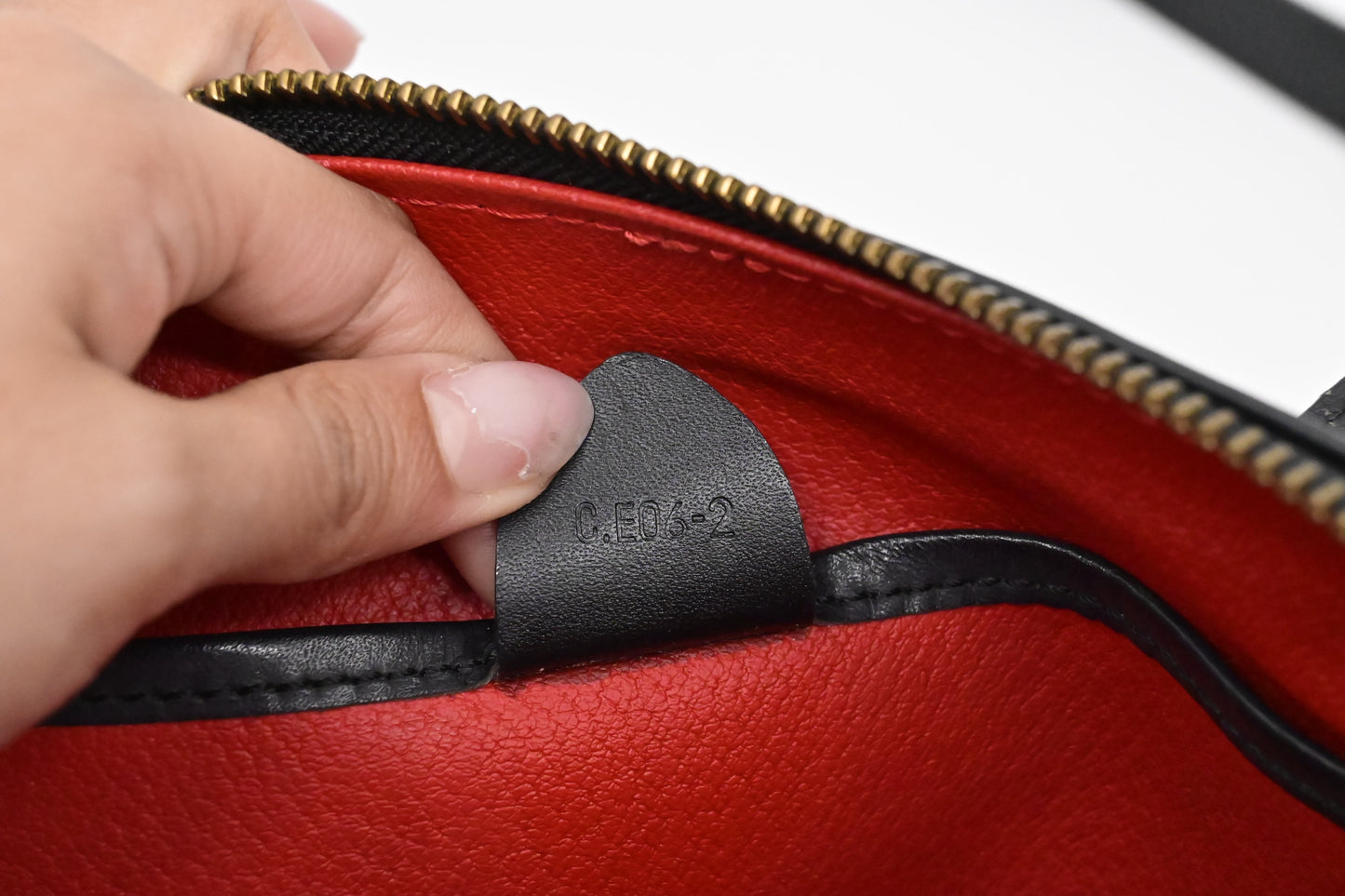 Celine Shoulder Bag in Black Leather