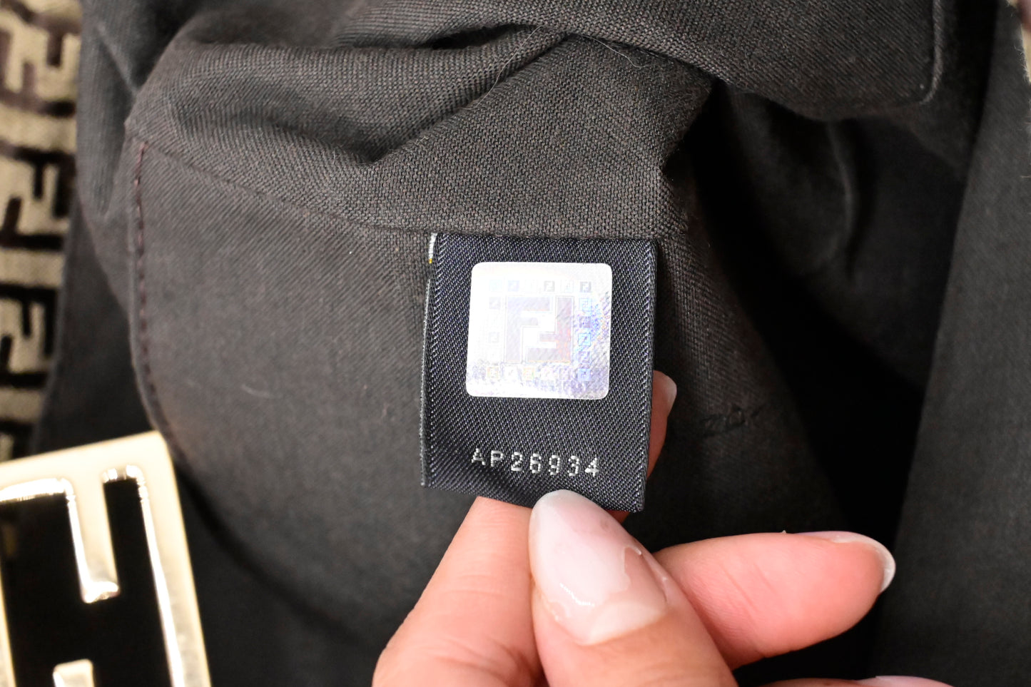 Fendi Shoulder Bag in Zucchino Canvas