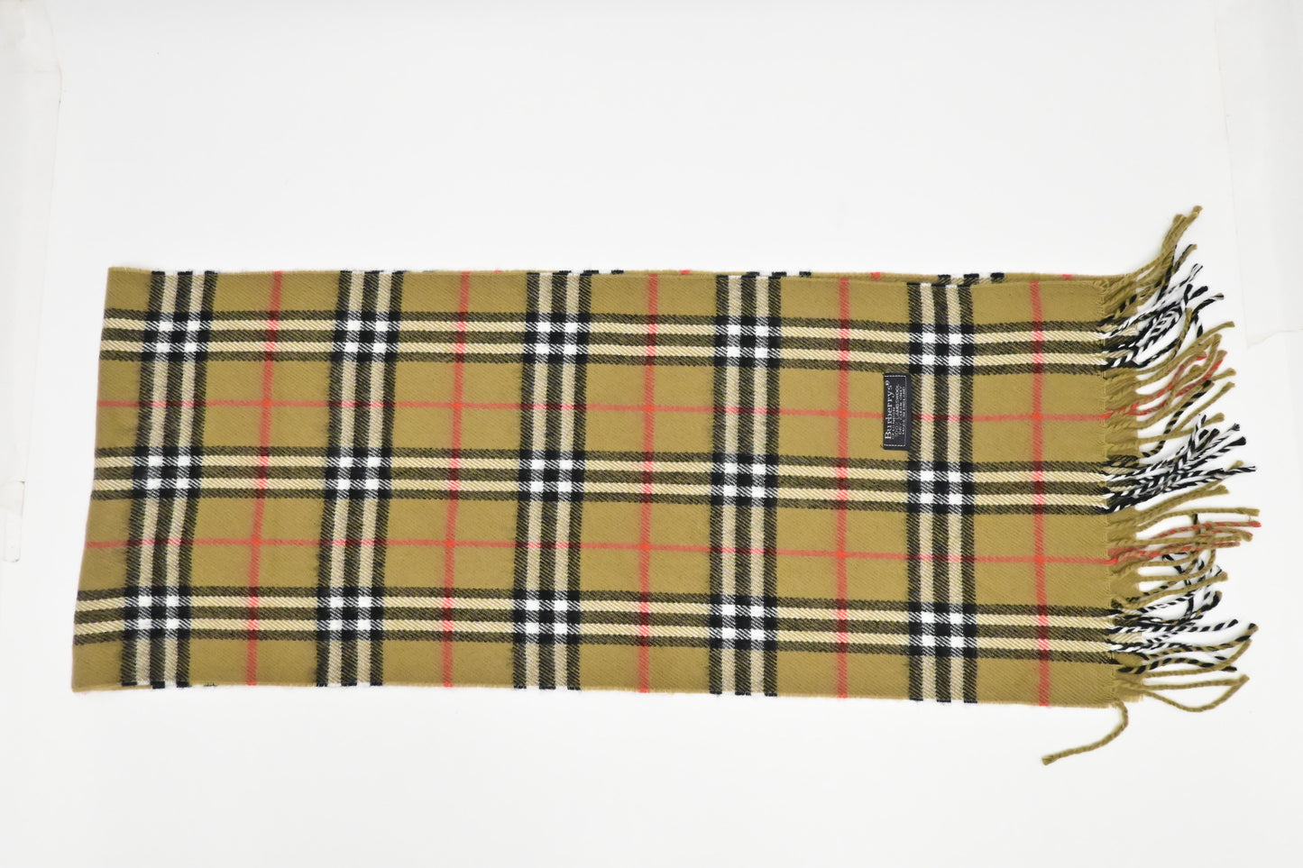 Burberry Scarf in Beige Lambswool