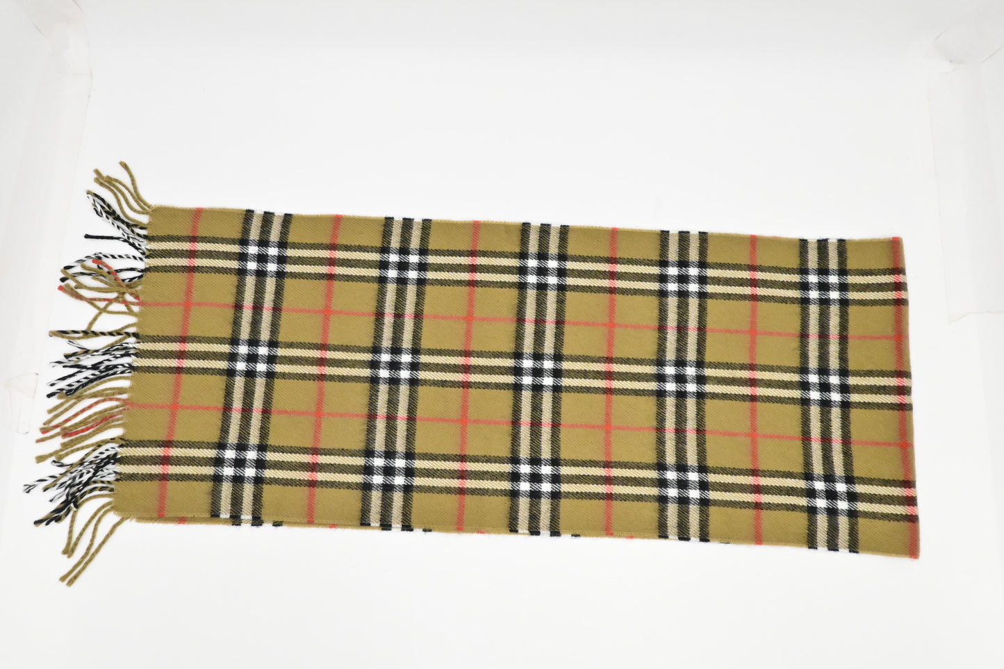 Burberry Scarf in Beige Lambswool