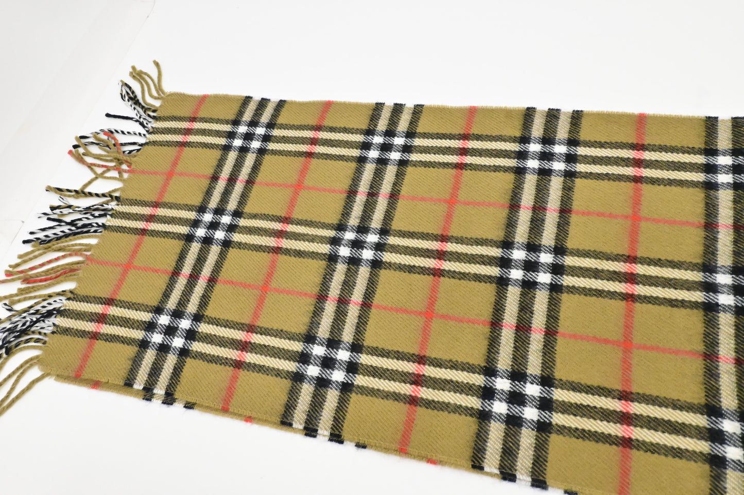 Burberry Scarf in Beige Lambswool
