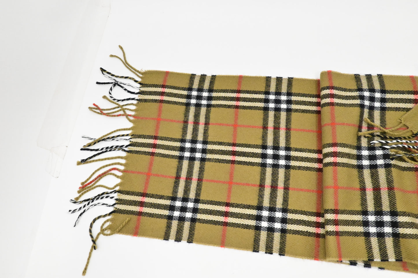 Burberry Scarf in Beige Lambswool