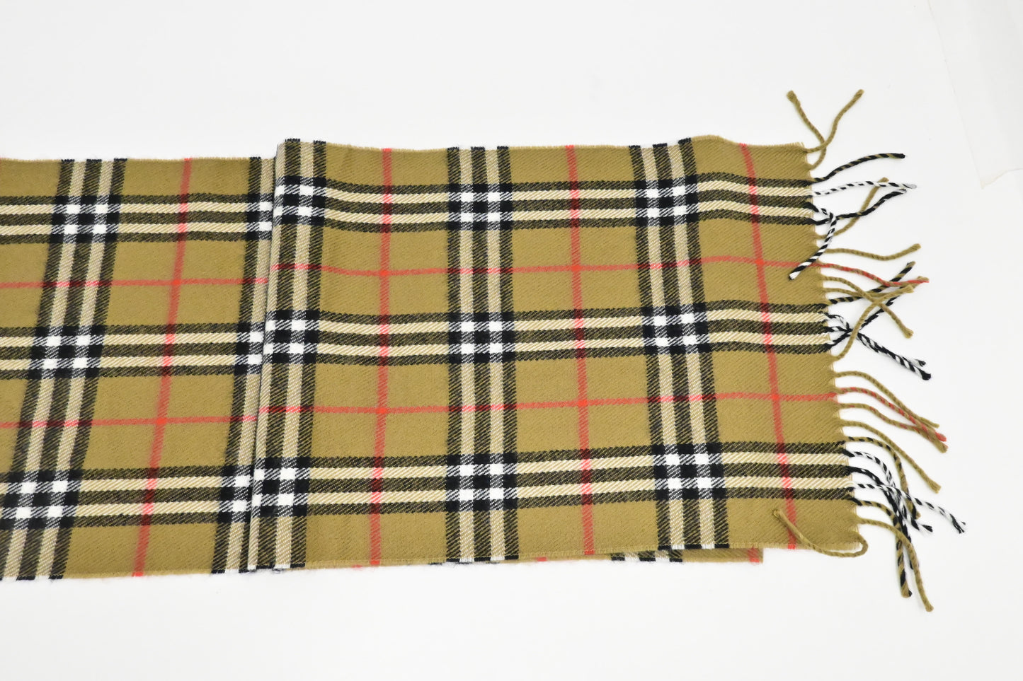 Burberry Scarf in Beige Lambswool