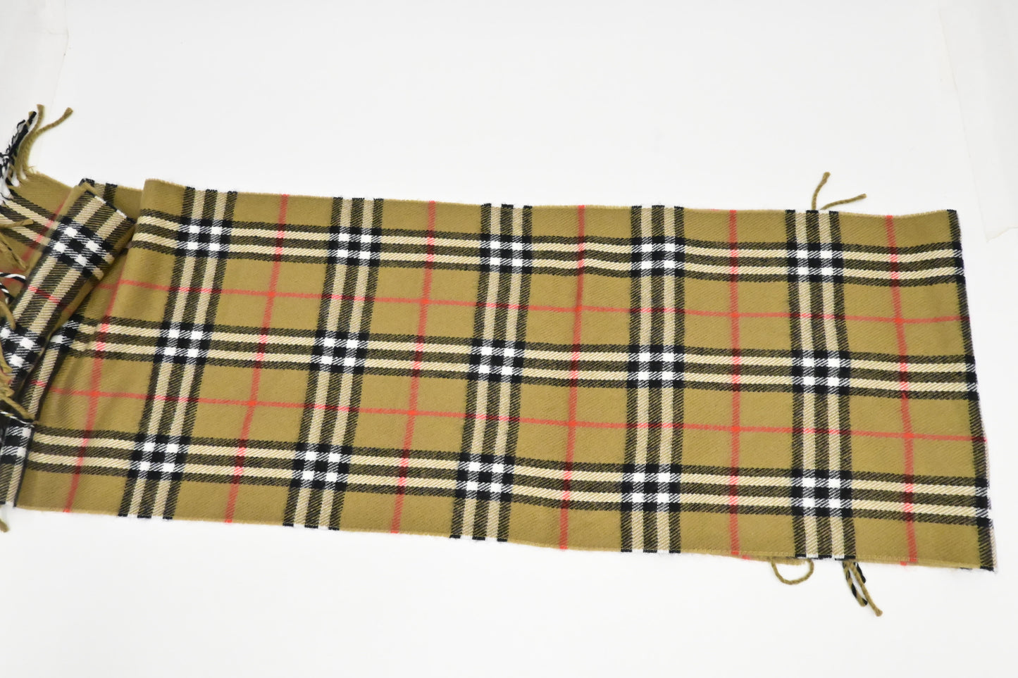 Burberry Scarf in Beige Lambswool