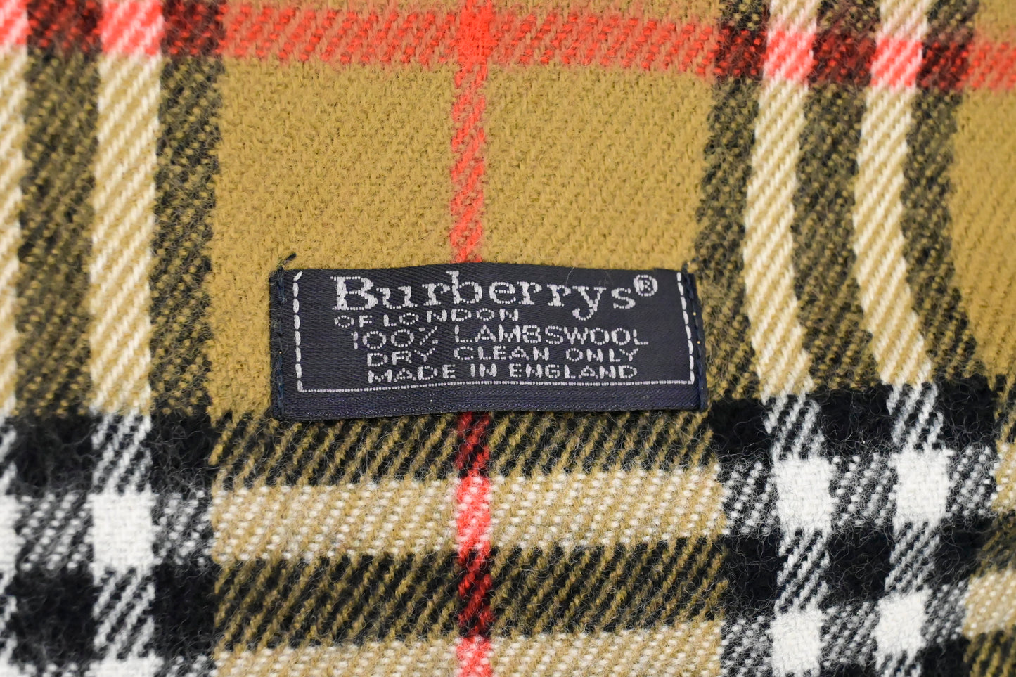 Burberry Scarf in Beige Lambswool