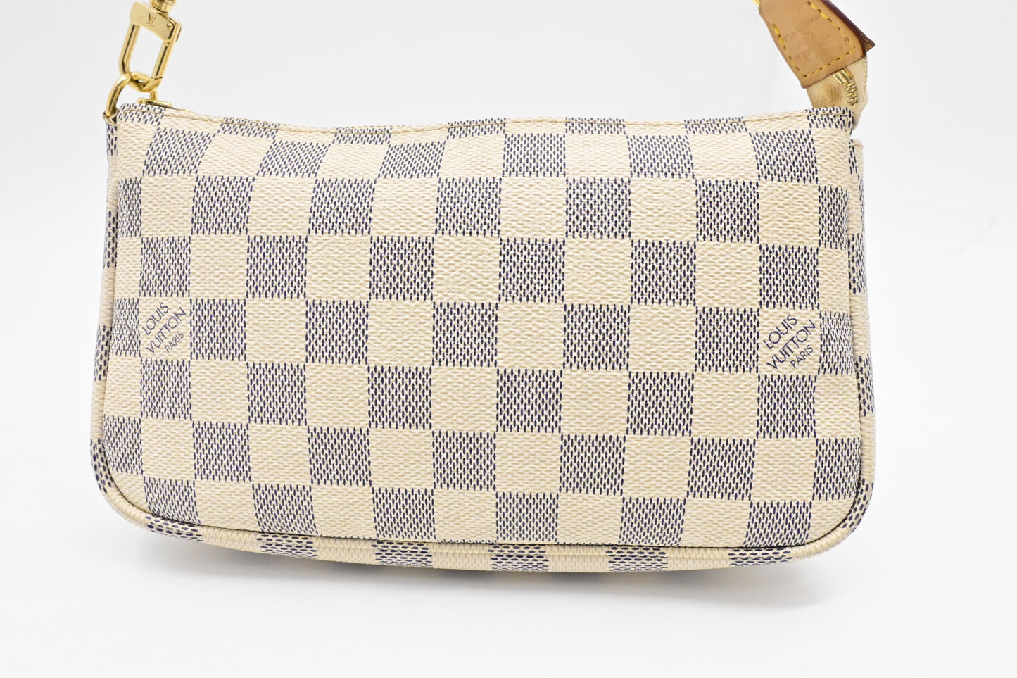 Louis Vuitton Pochette Accessoires in Damier Azur Canvas