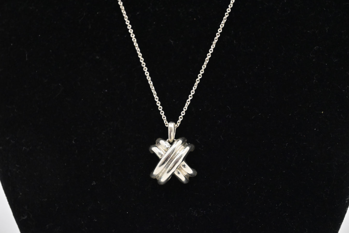 Tiffany & Co. Signature Cross Necklace in Sterling Silver