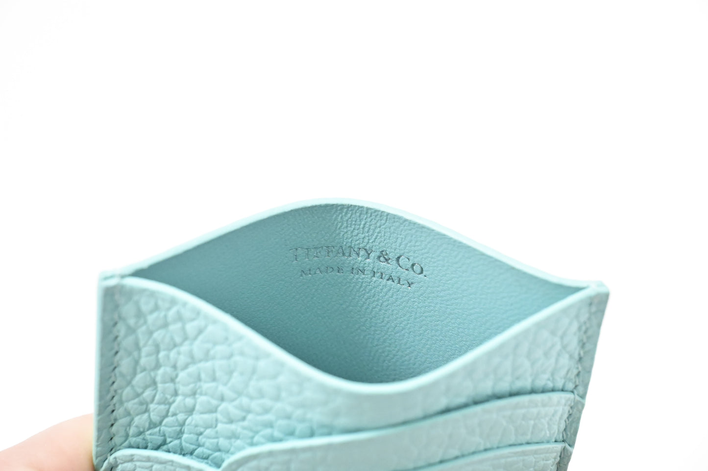 Tiffany & Co. Card Holder in Tiffany Blue Leather