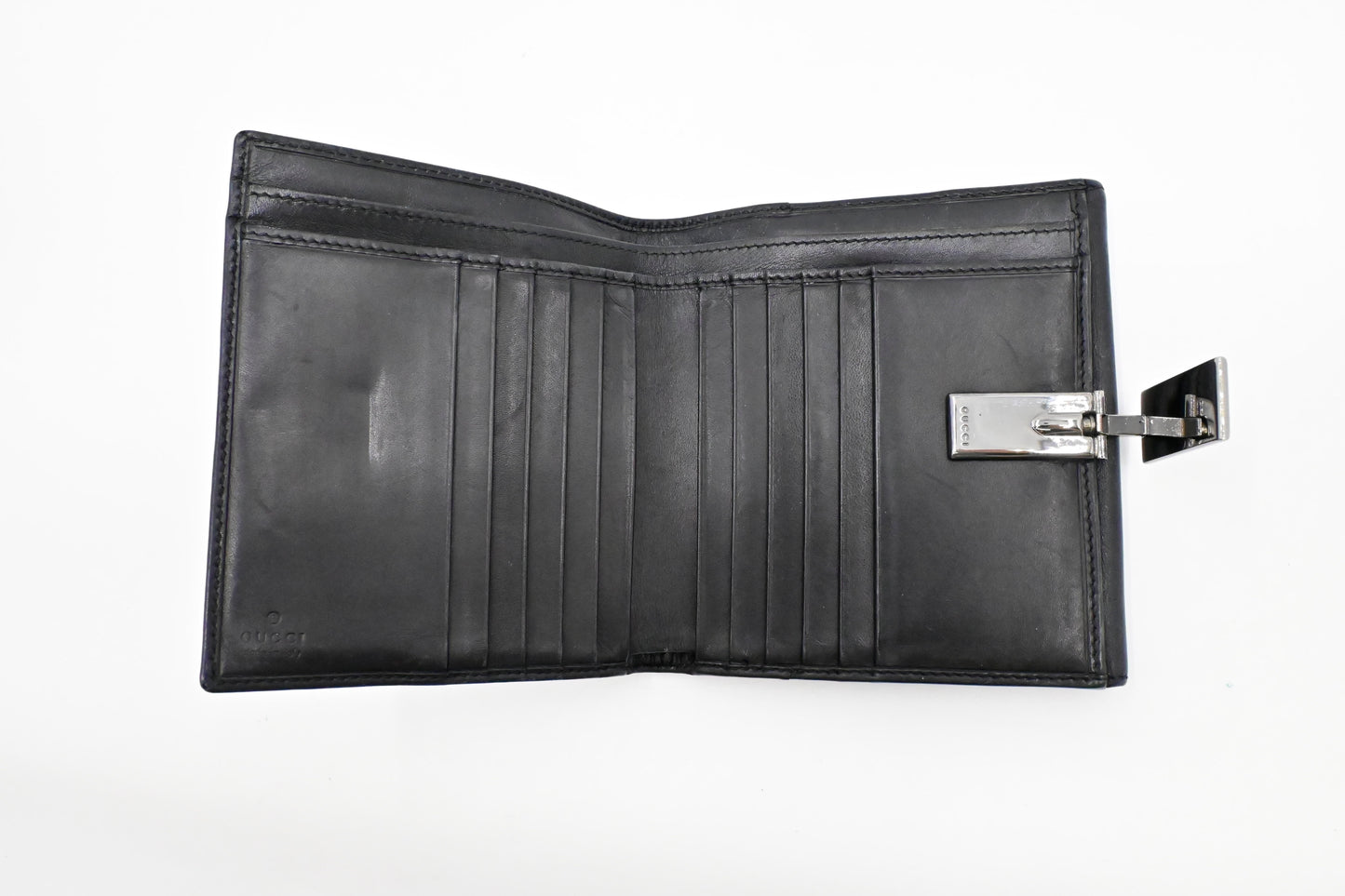 Gucci Bifold Wallet in Black Leather