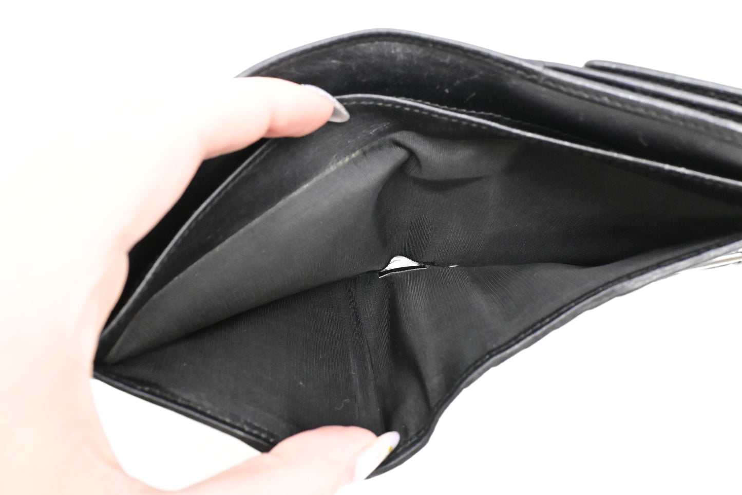 Gucci Bifold Wallet in Black Leather