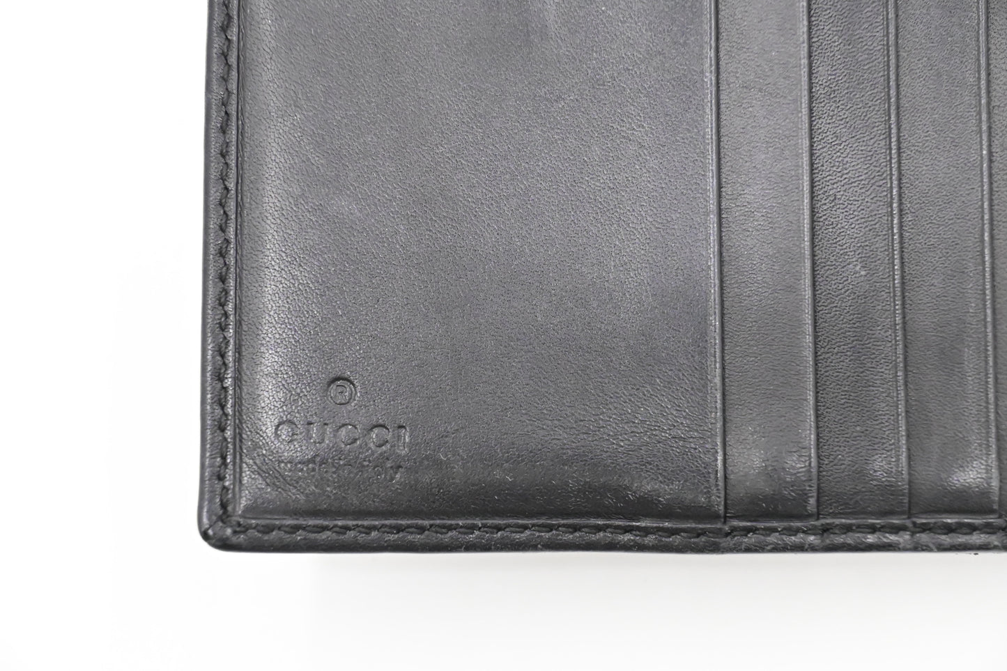 Gucci Bifold Wallet in Black Leather
