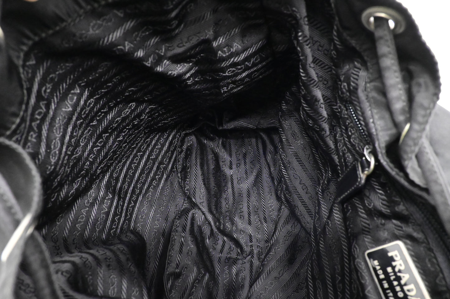 Prada Backpack in Black Nylon