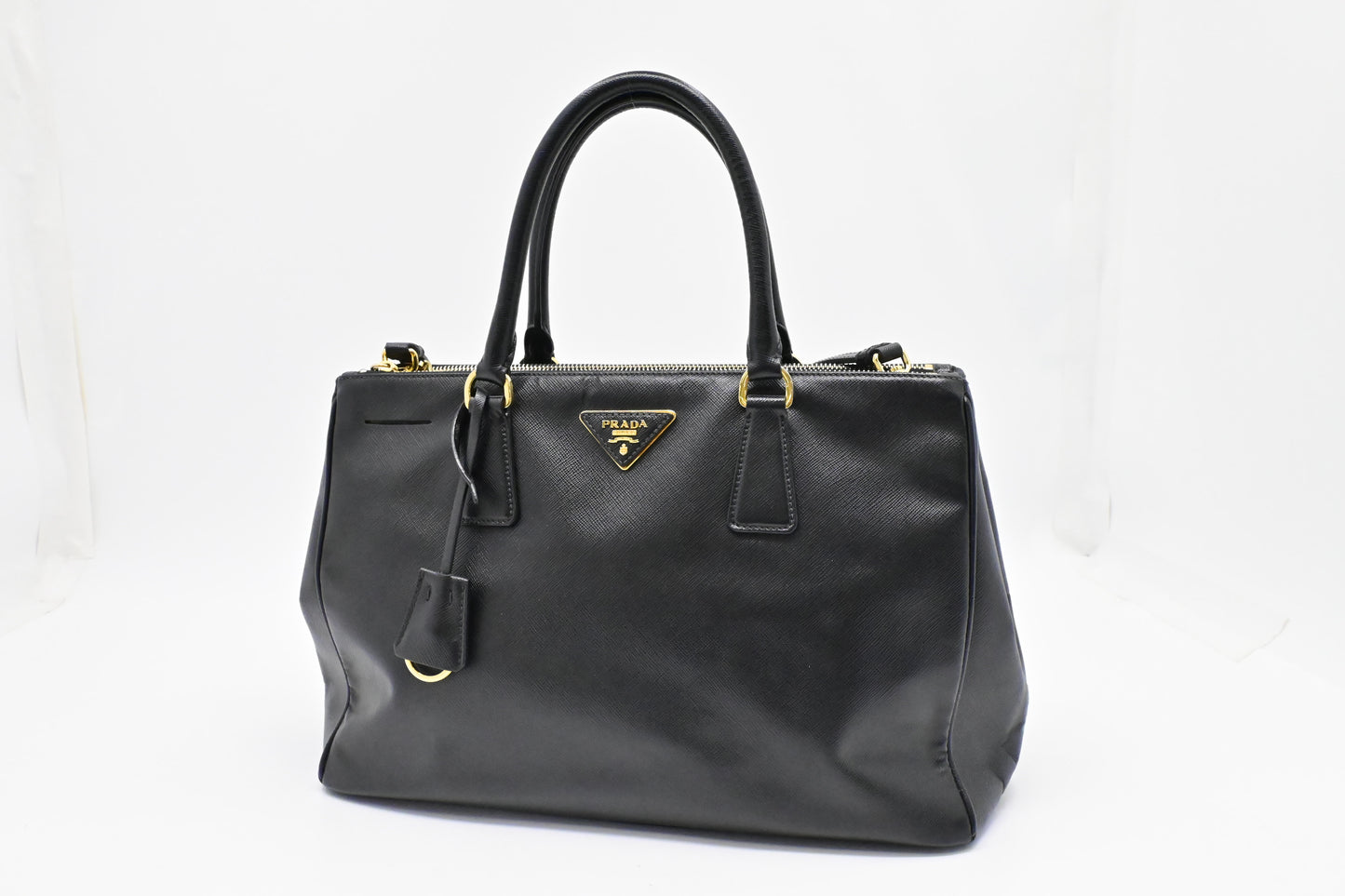 Prada Medium Galleria in Black Saffiano Leather