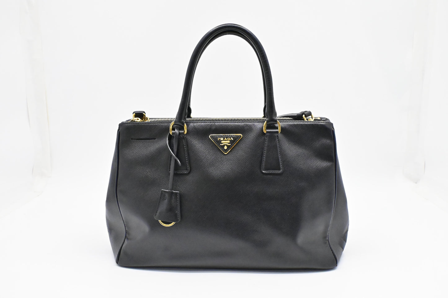 Prada Medium Galleria in Black Saffiano Leather