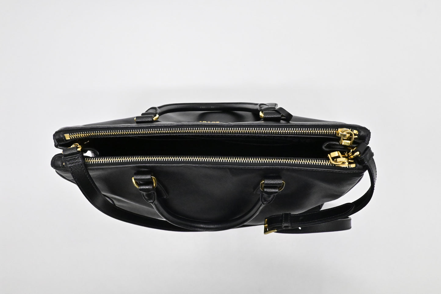 Prada Medium Galleria in Black Saffiano Leather