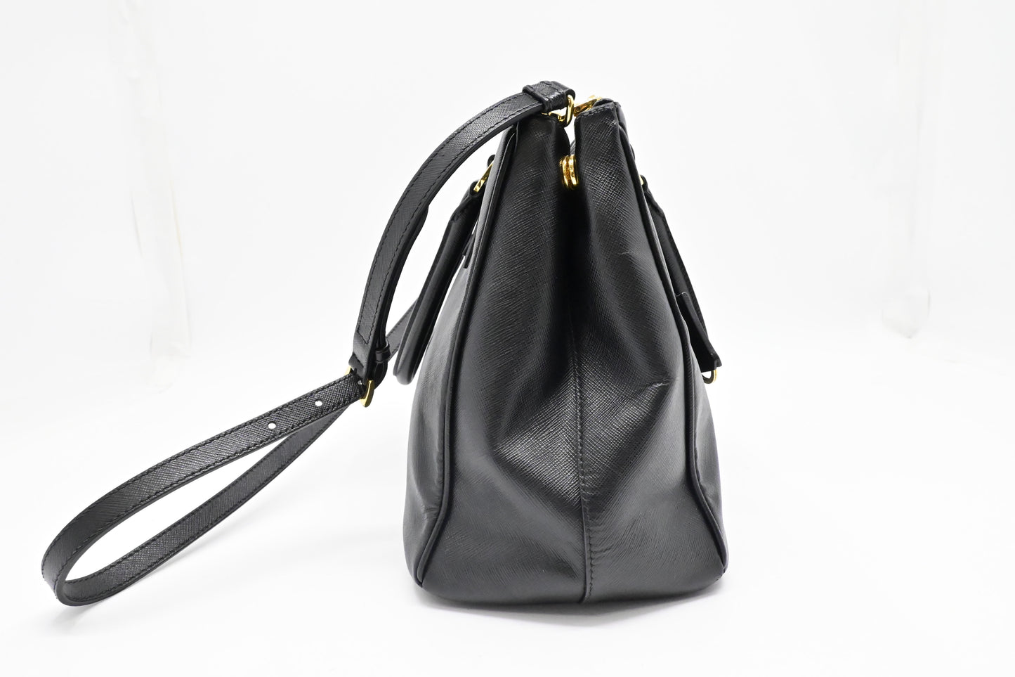 Prada Medium Galleria in Black Saffiano Leather