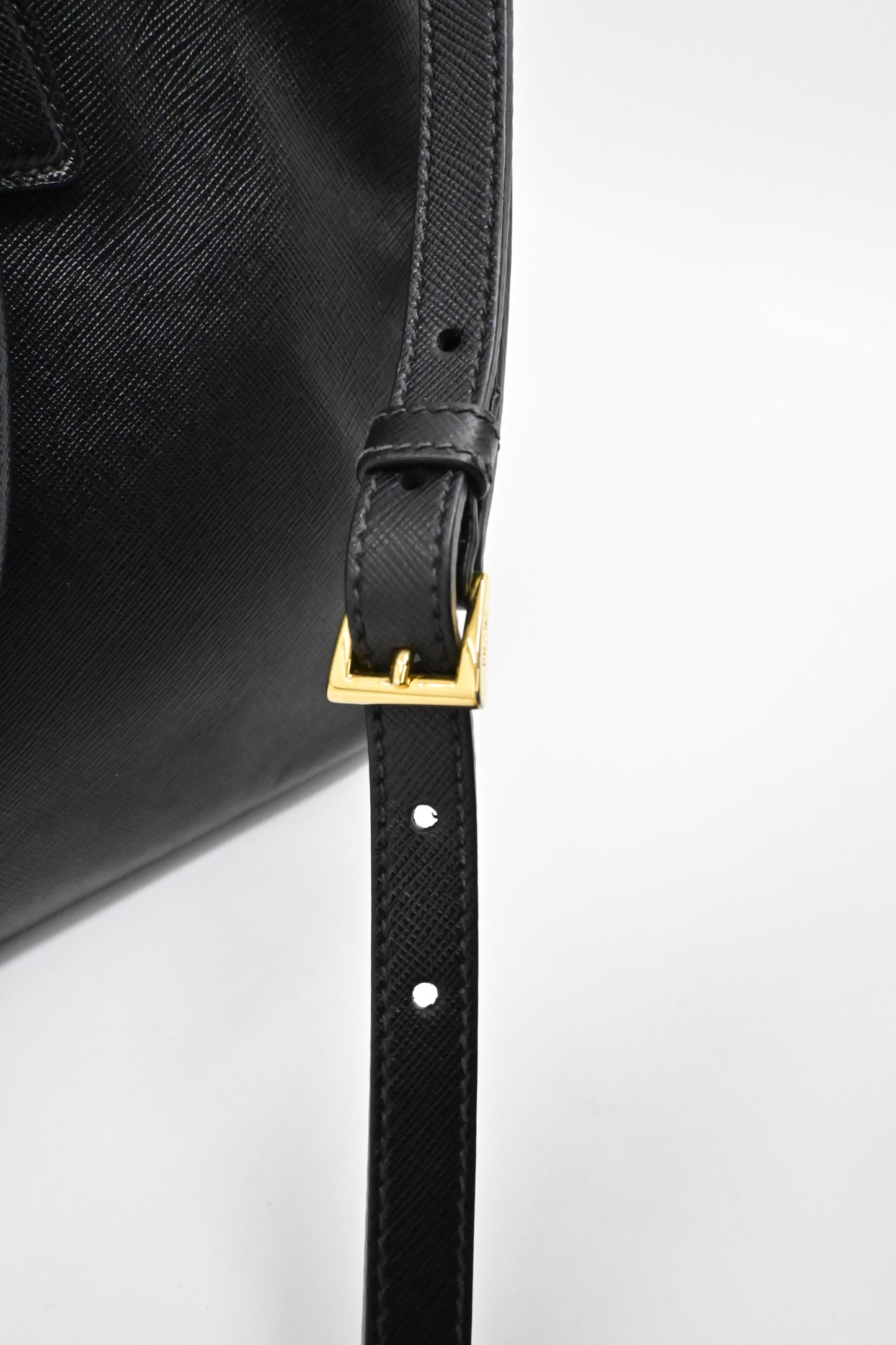 Prada Medium Galleria in Black Saffiano Leather