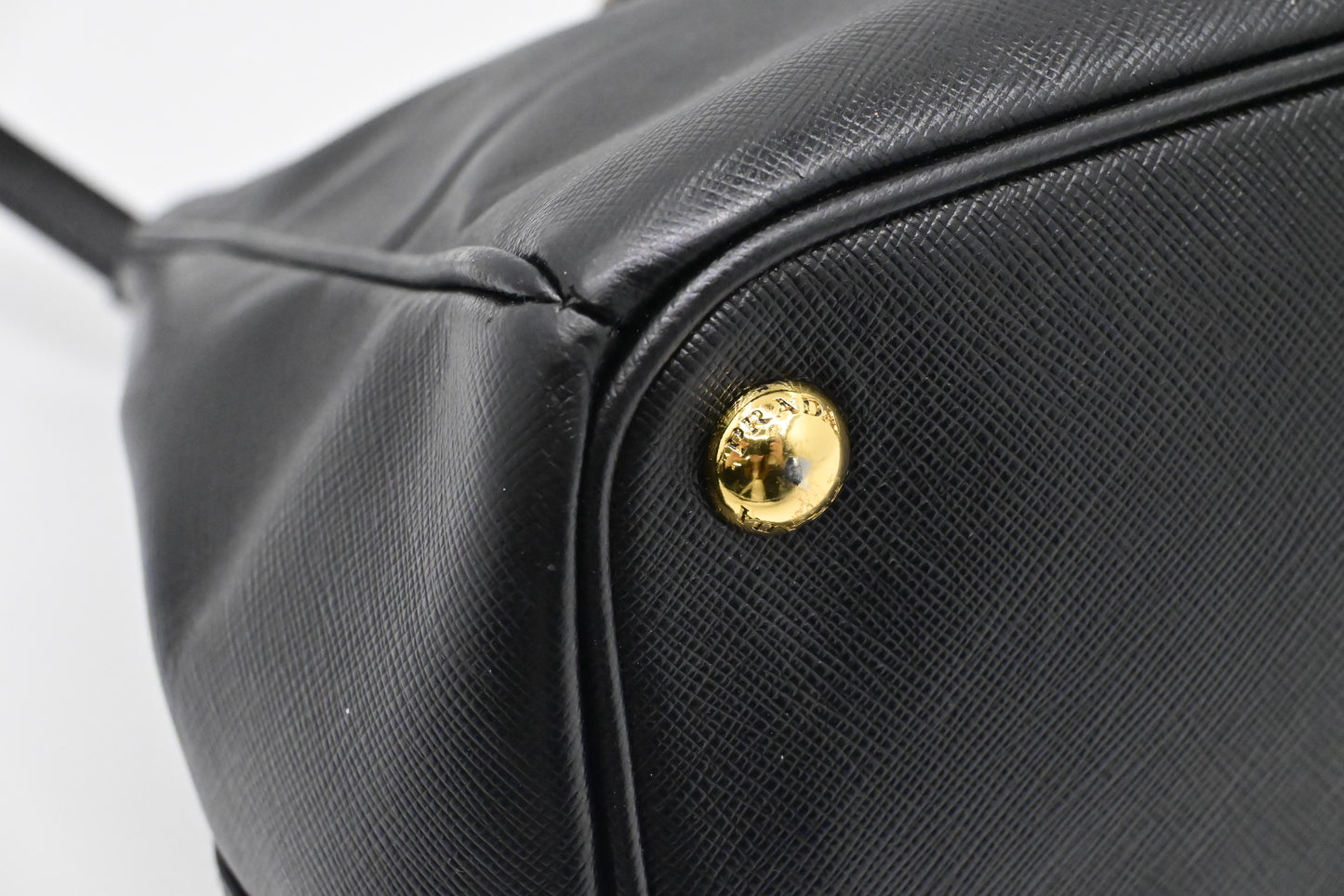 Prada Medium Galleria in Black Saffiano Leather