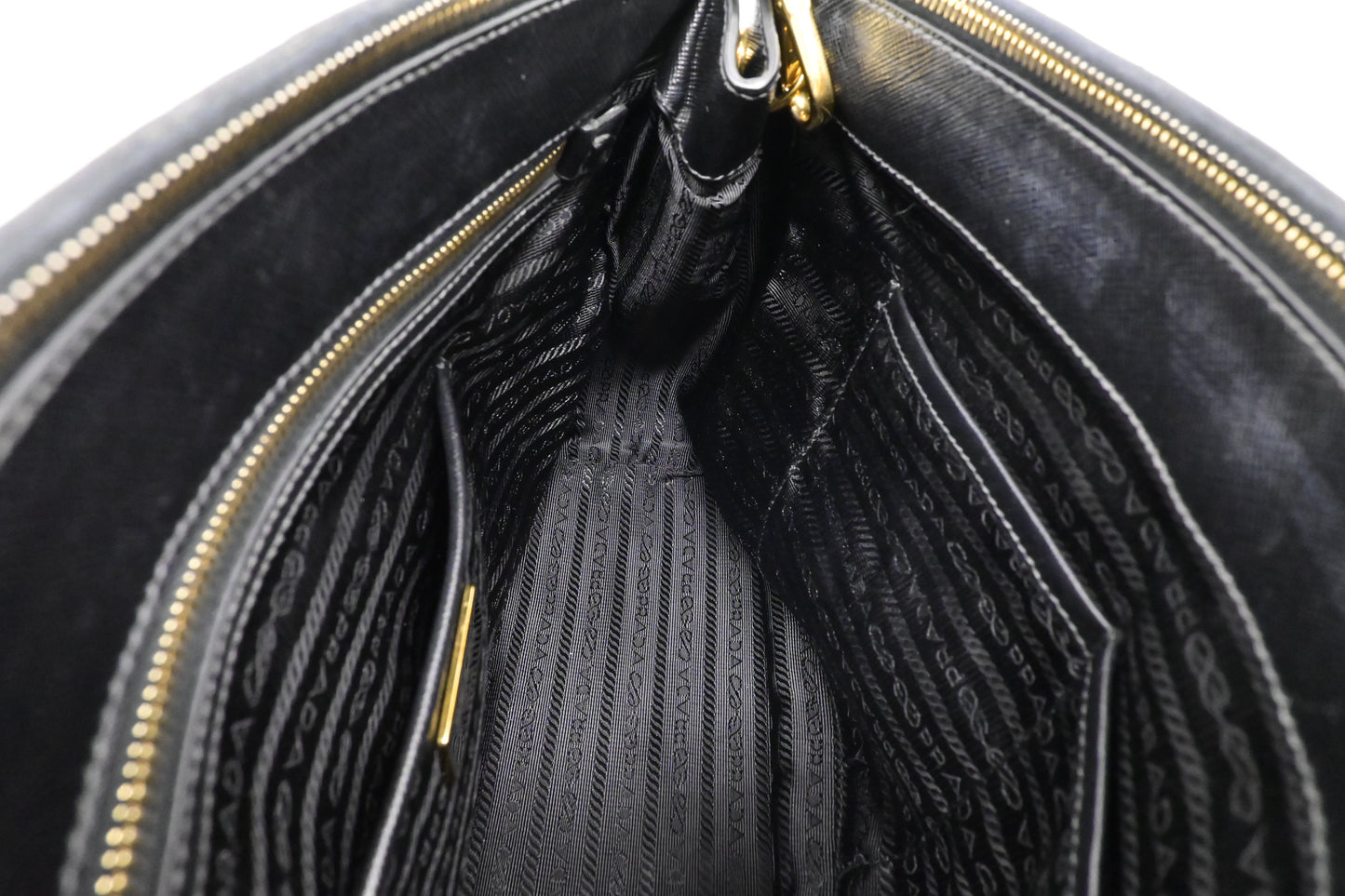 Prada Medium Galleria in Black Saffiano Leather