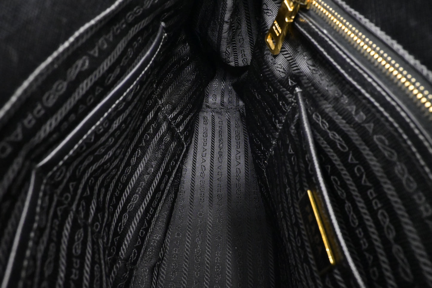 Prada Medium Galleria in Black Saffiano Leather