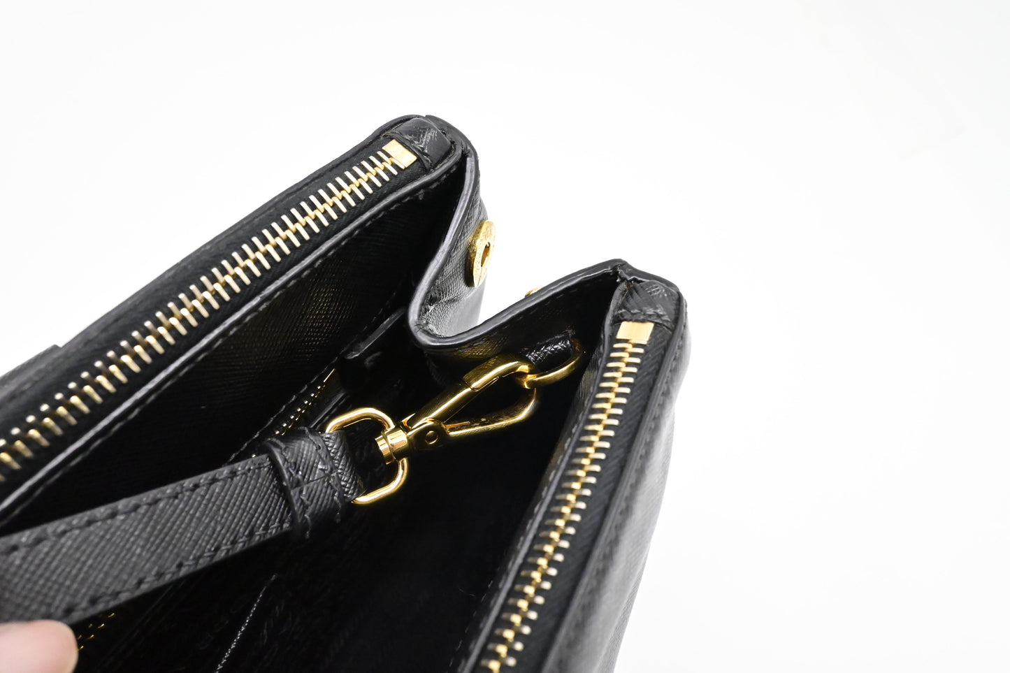 Prada Medium Galleria in Black Saffiano Leather