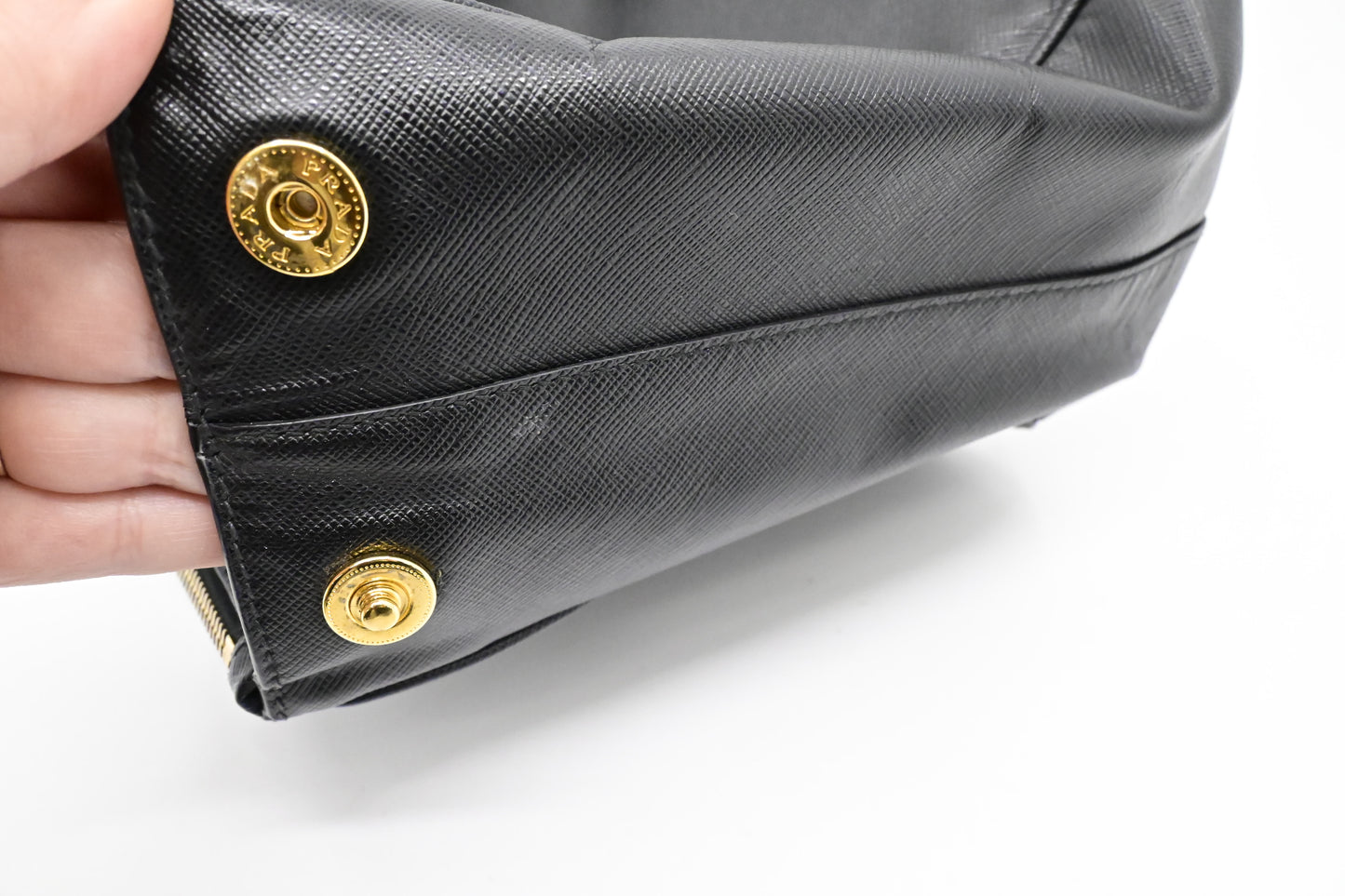 Prada Medium Galleria in Black Saffiano Leather