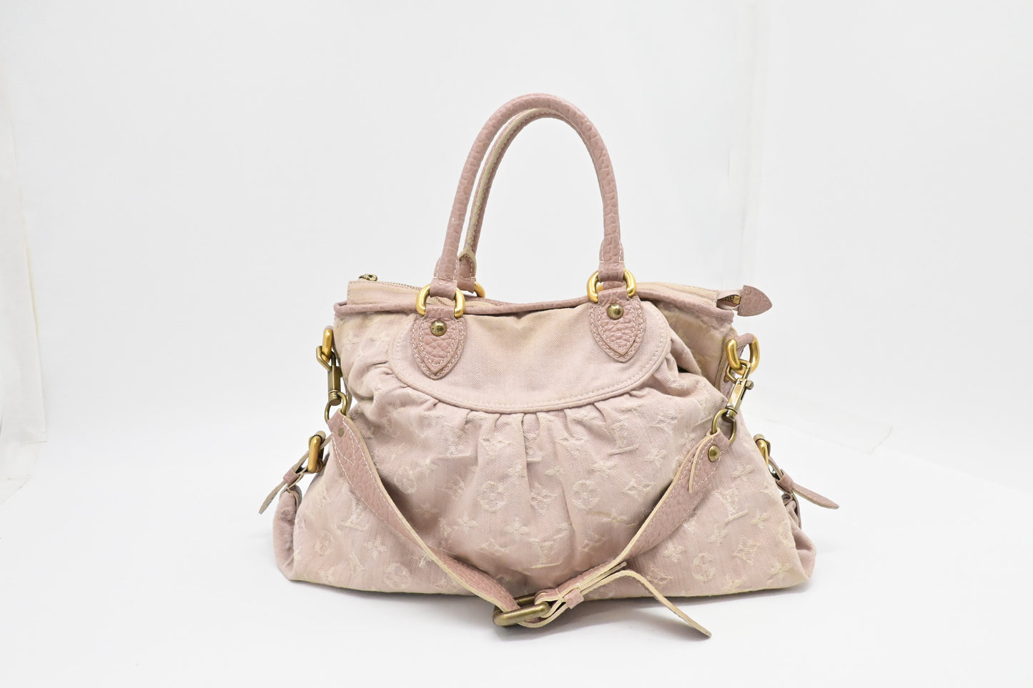 Louis Vuitton Neo Cabby in Light Pink Monogram Denim