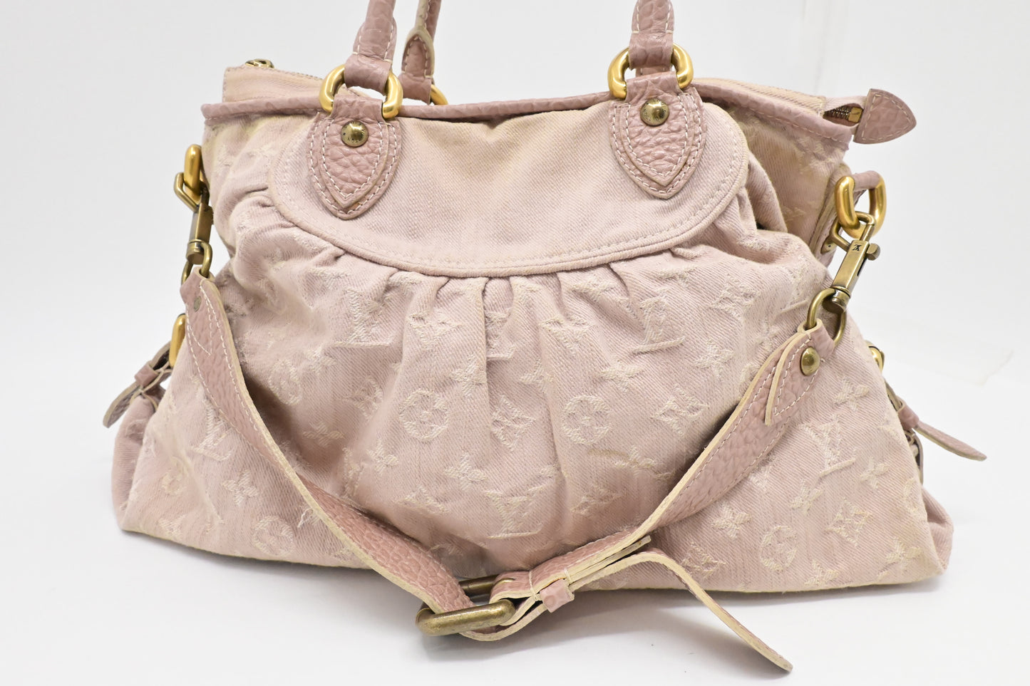 Louis Vuitton Neo Cabby in Light Pink Monogram Denim