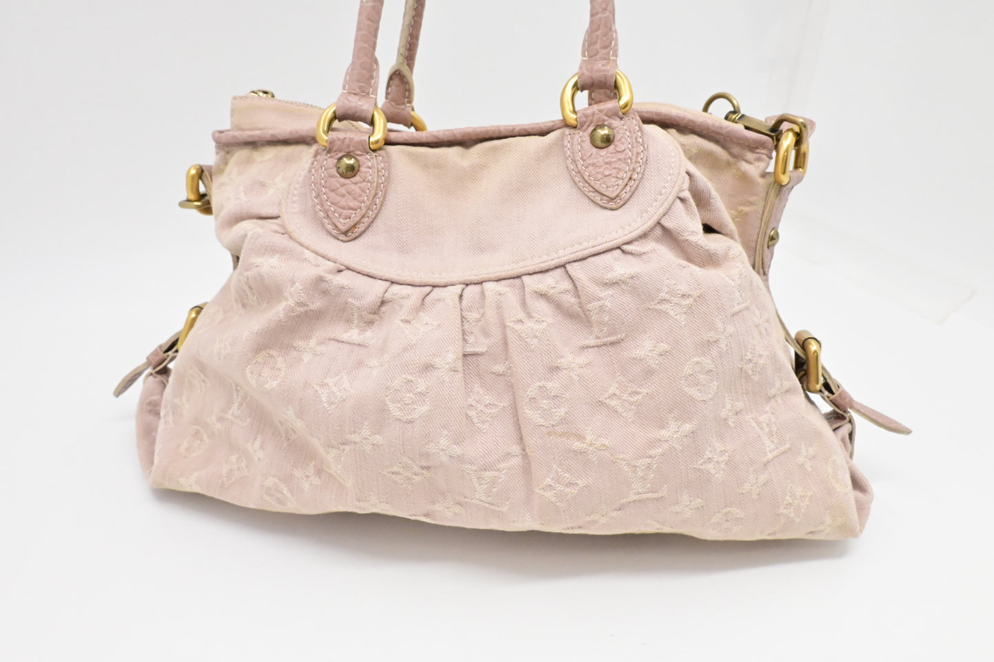 Louis Vuitton Neo Cabby in Light Pink Monogram Denim