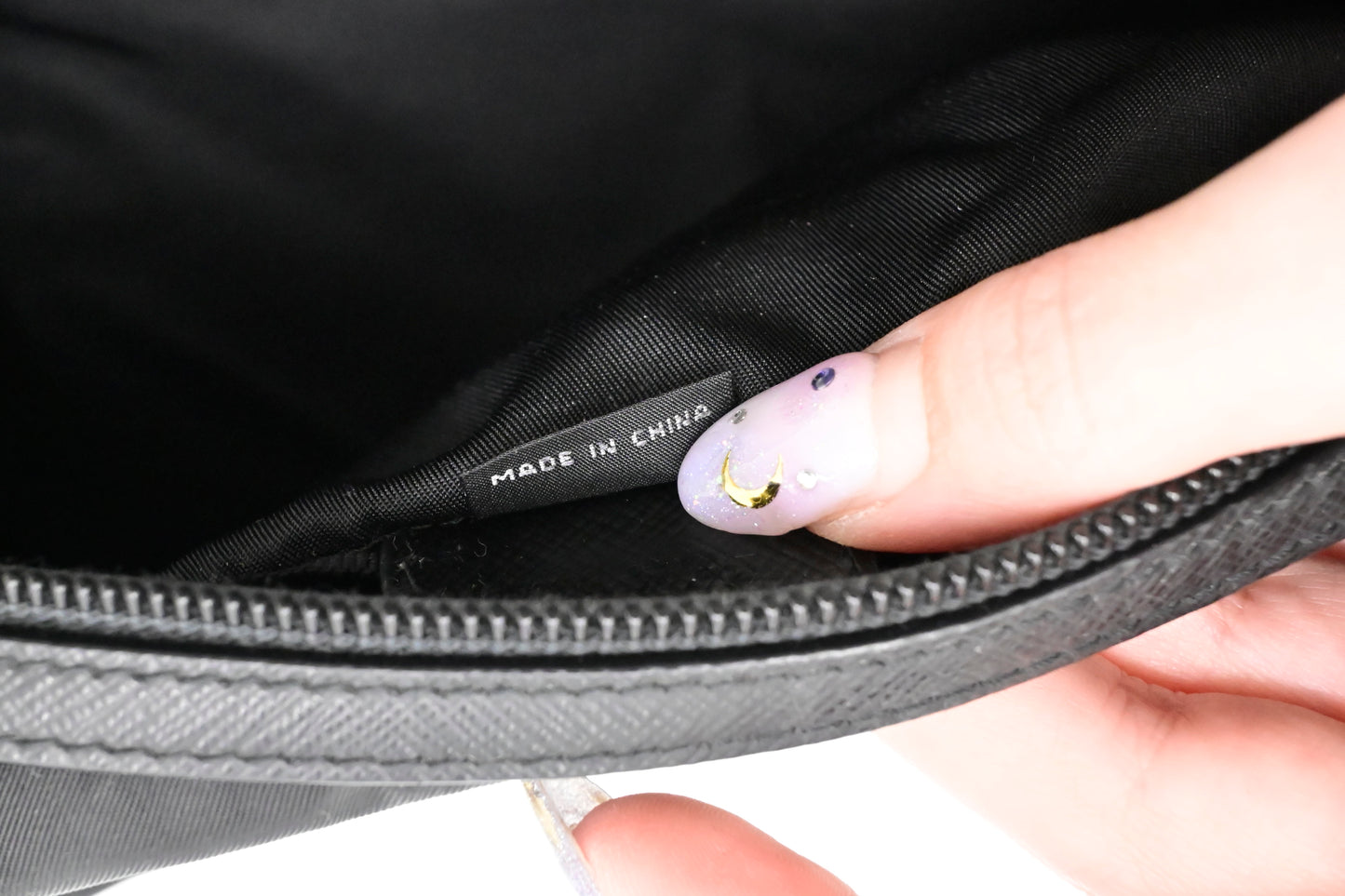 Prada Long Pouch in Black Nylon