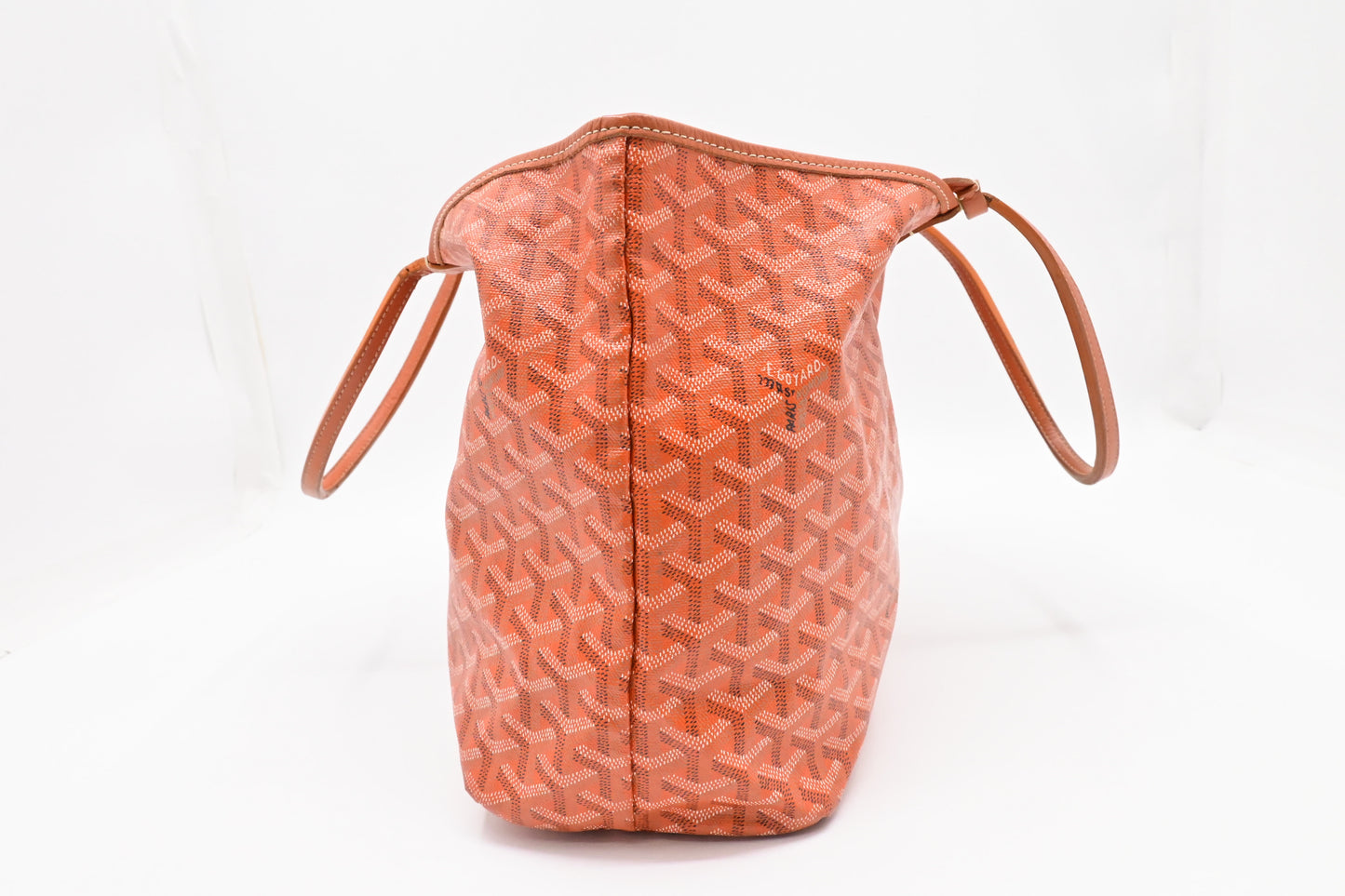 Goyard Saint Louis PM in Orange Goyardine Canvas
