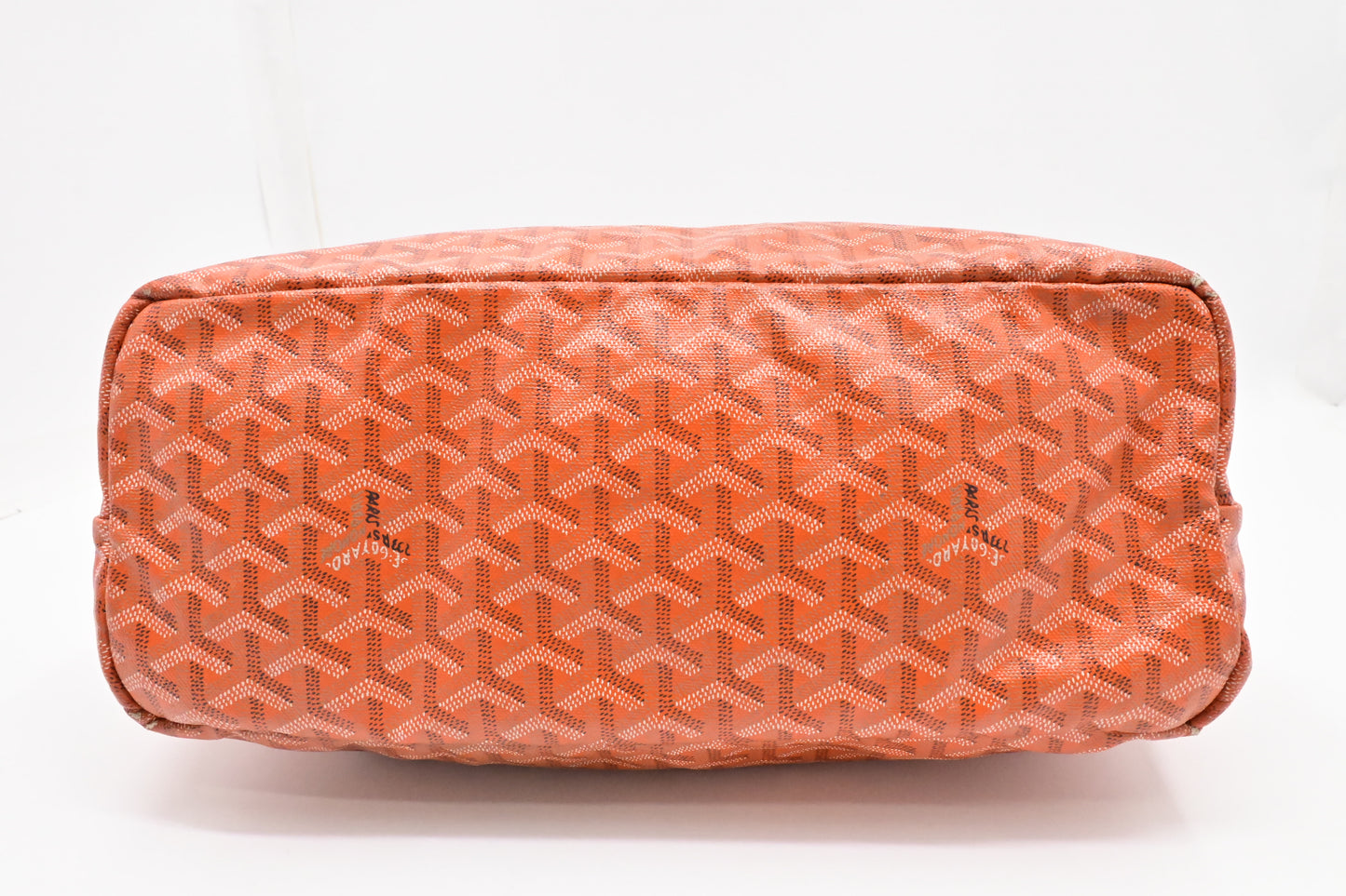 Goyard Saint Louis PM in Orange Goyardine Canvas