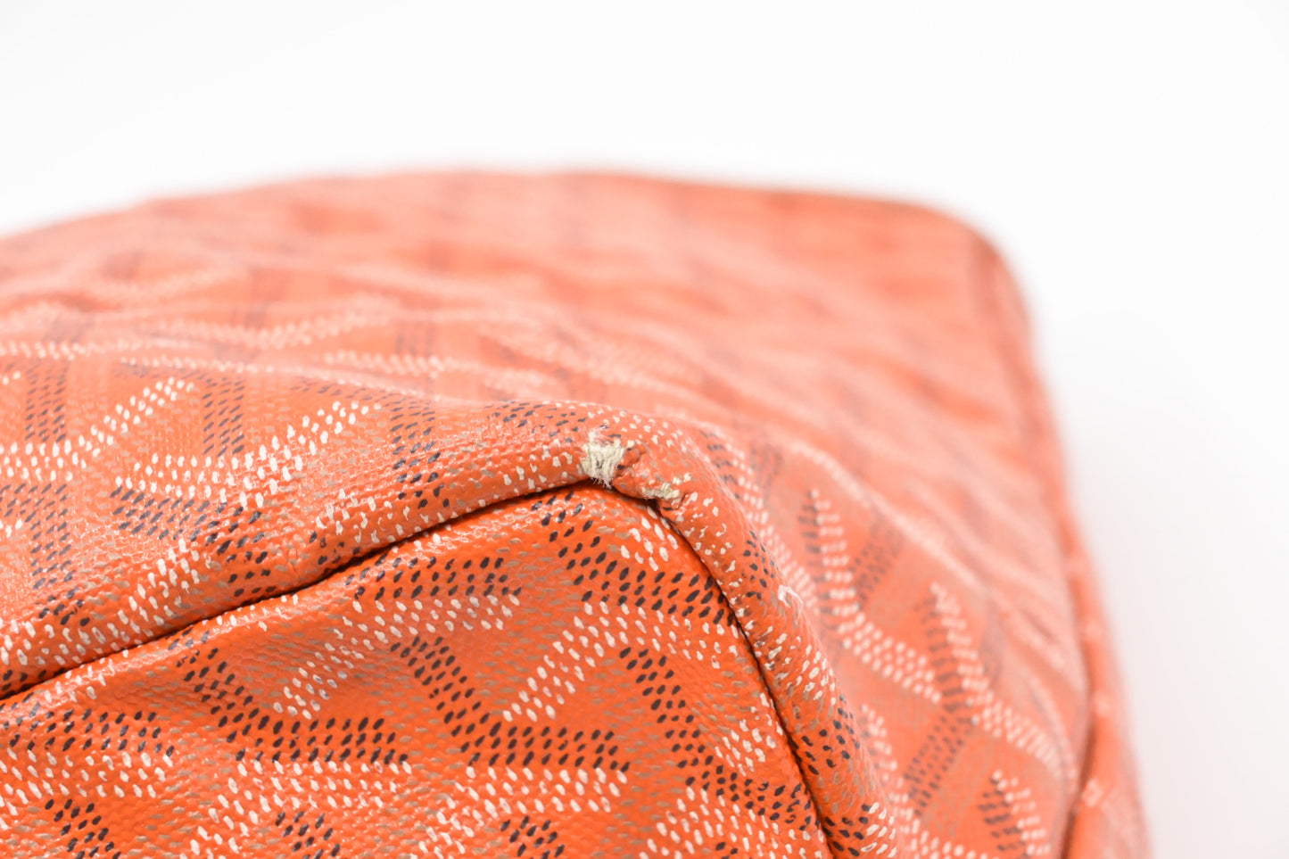 Goyard Saint Louis PM in Orange Goyardine Canvas