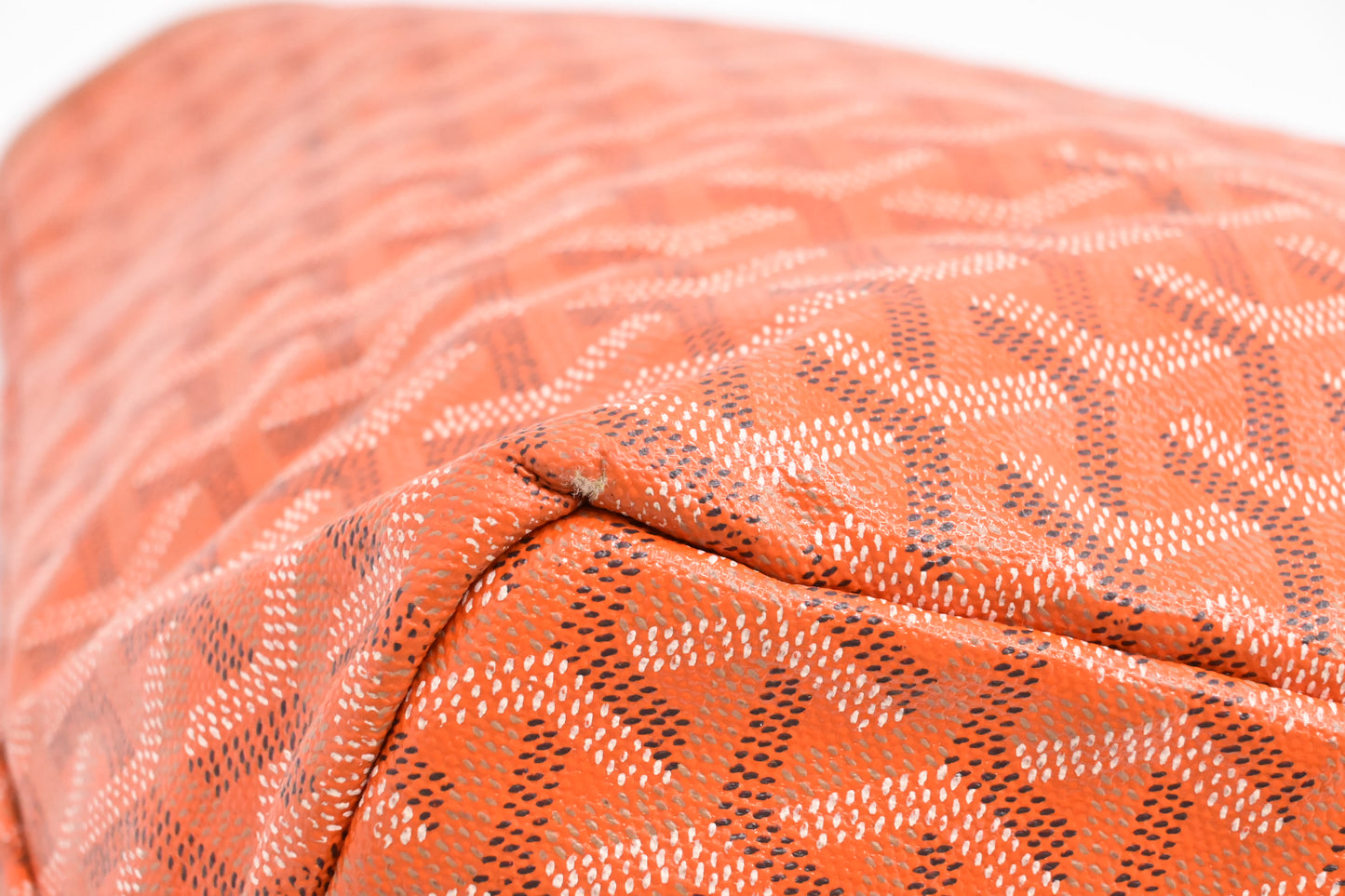 Goyard Saint Louis PM in Orange Goyardine Canvas