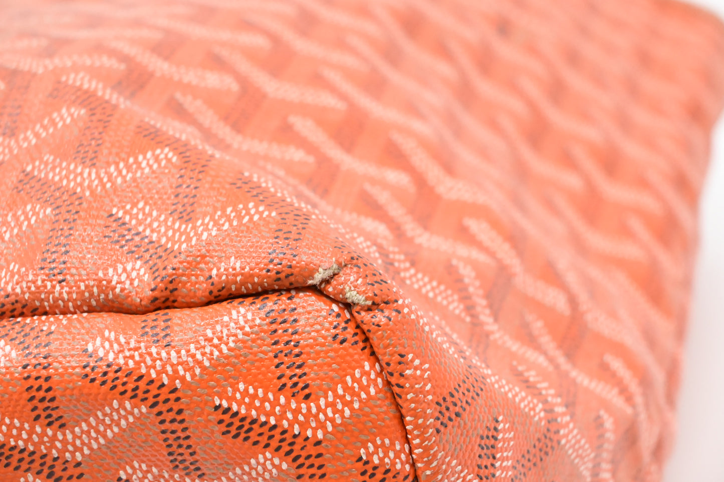 Goyard Saint Louis PM in Orange Goyardine Canvas