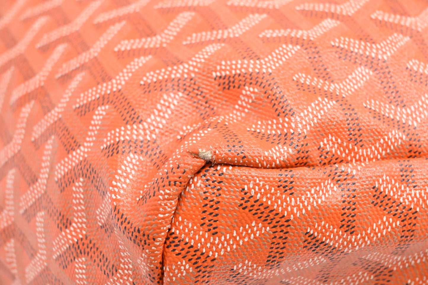 Goyard Saint Louis PM in Orange Goyardine Canvas