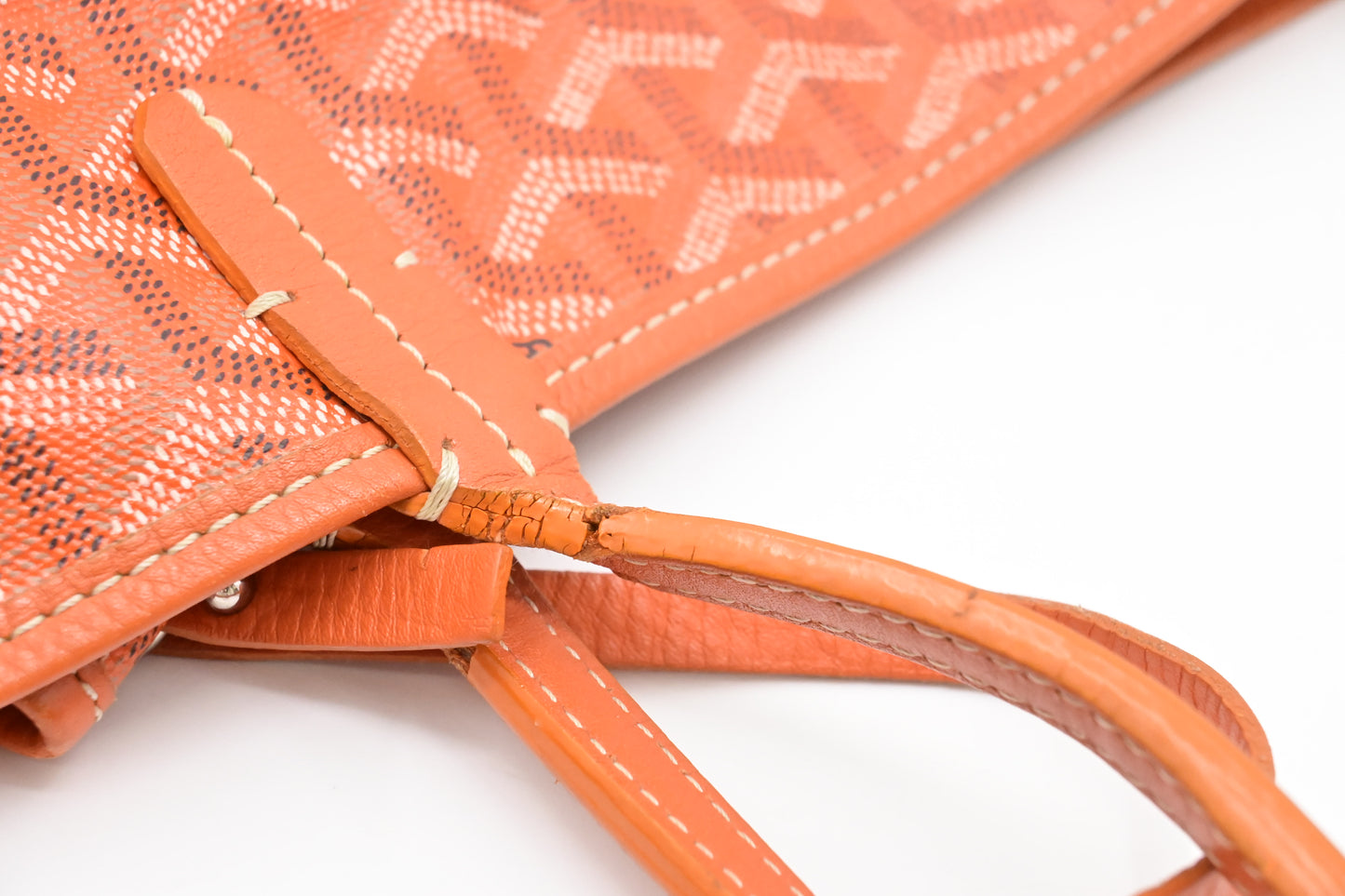 Goyard Saint Louis PM in Orange Goyardine Canvas